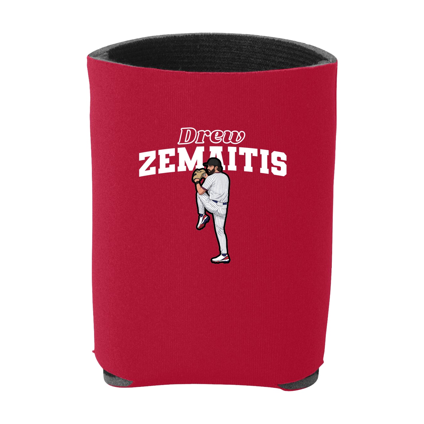 Can Holder — Name Arch in Red