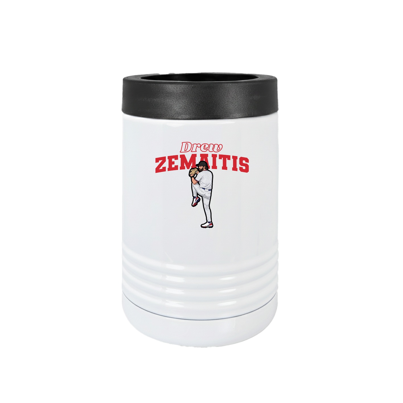 Beverage Holder — Name Arch in White
