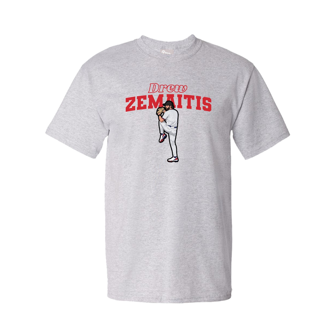 Youth Tee — Name Arch in Grey