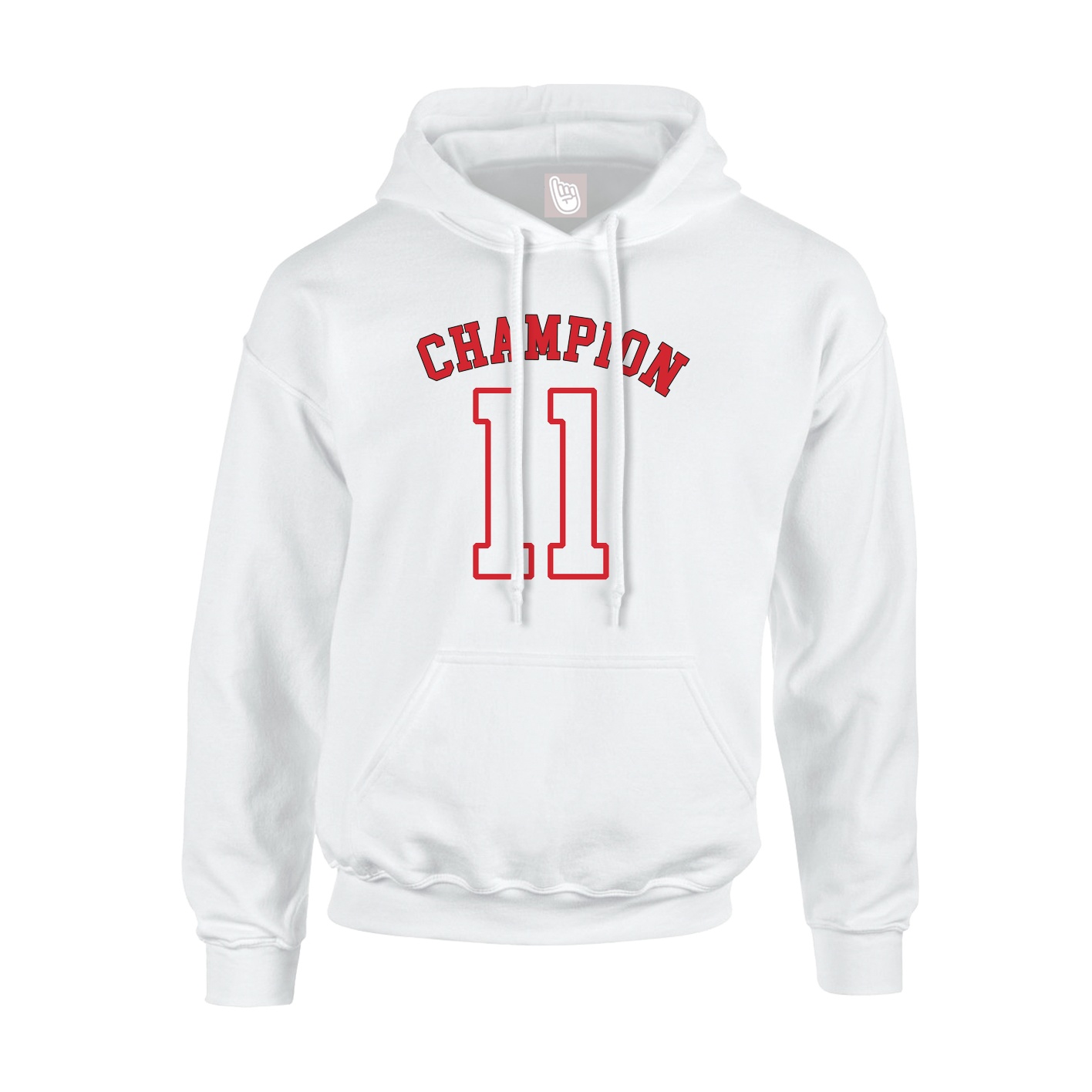 Hoodie — Shirsey Arch in White