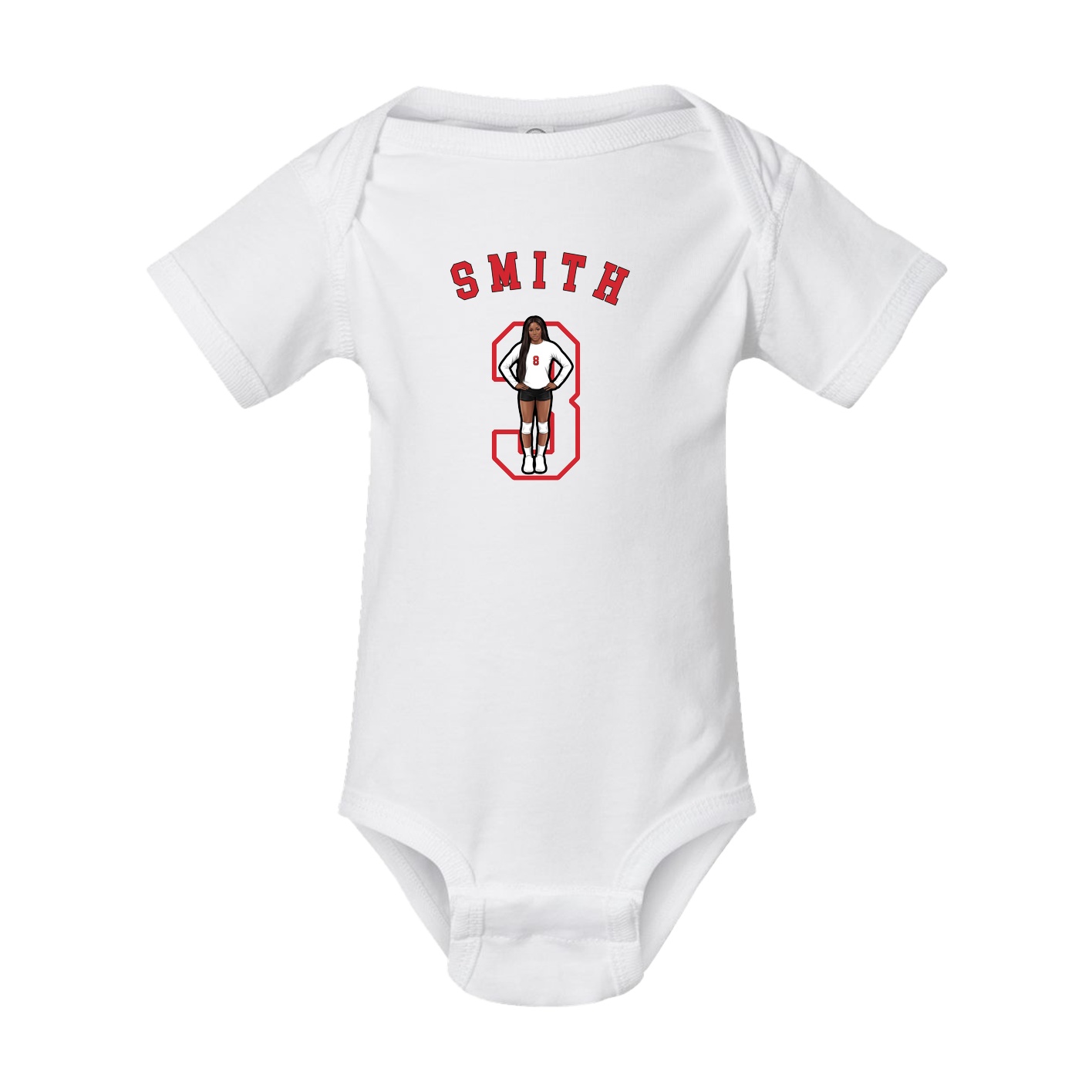 Baby Onesie — Shirsey Arch in White