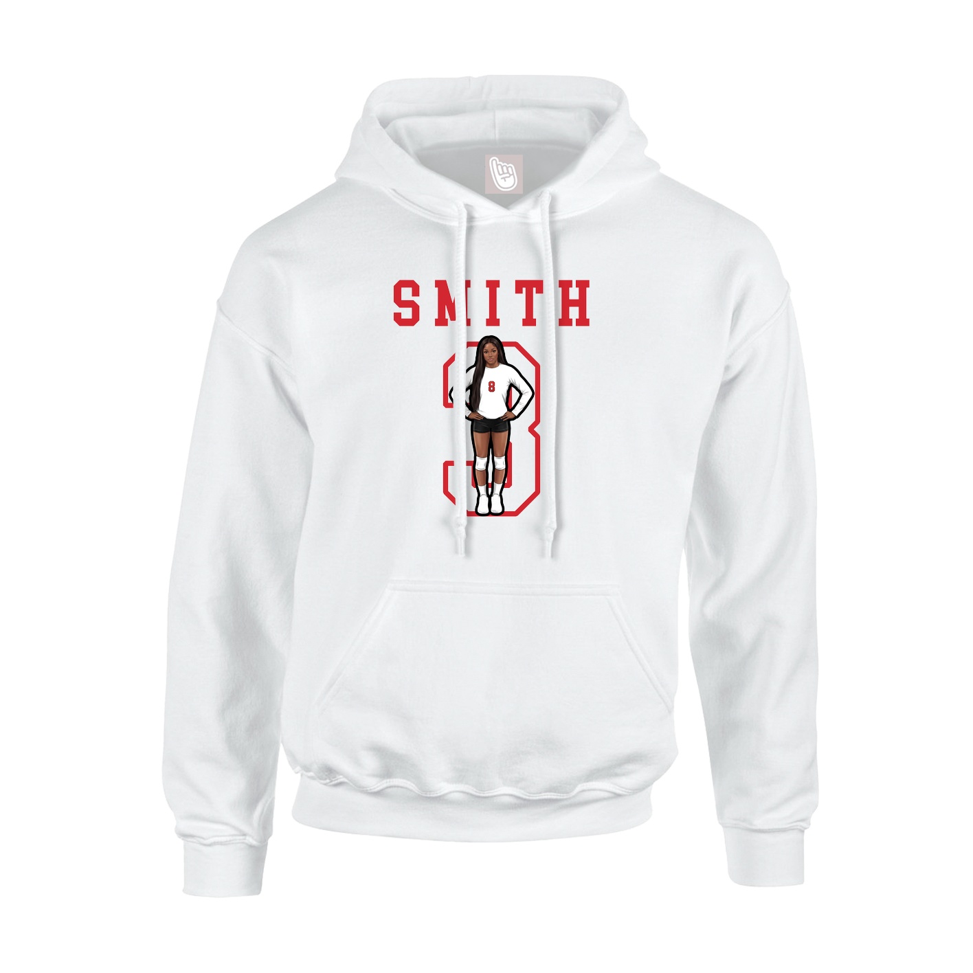 Youth Hoodie — Shirsey in White