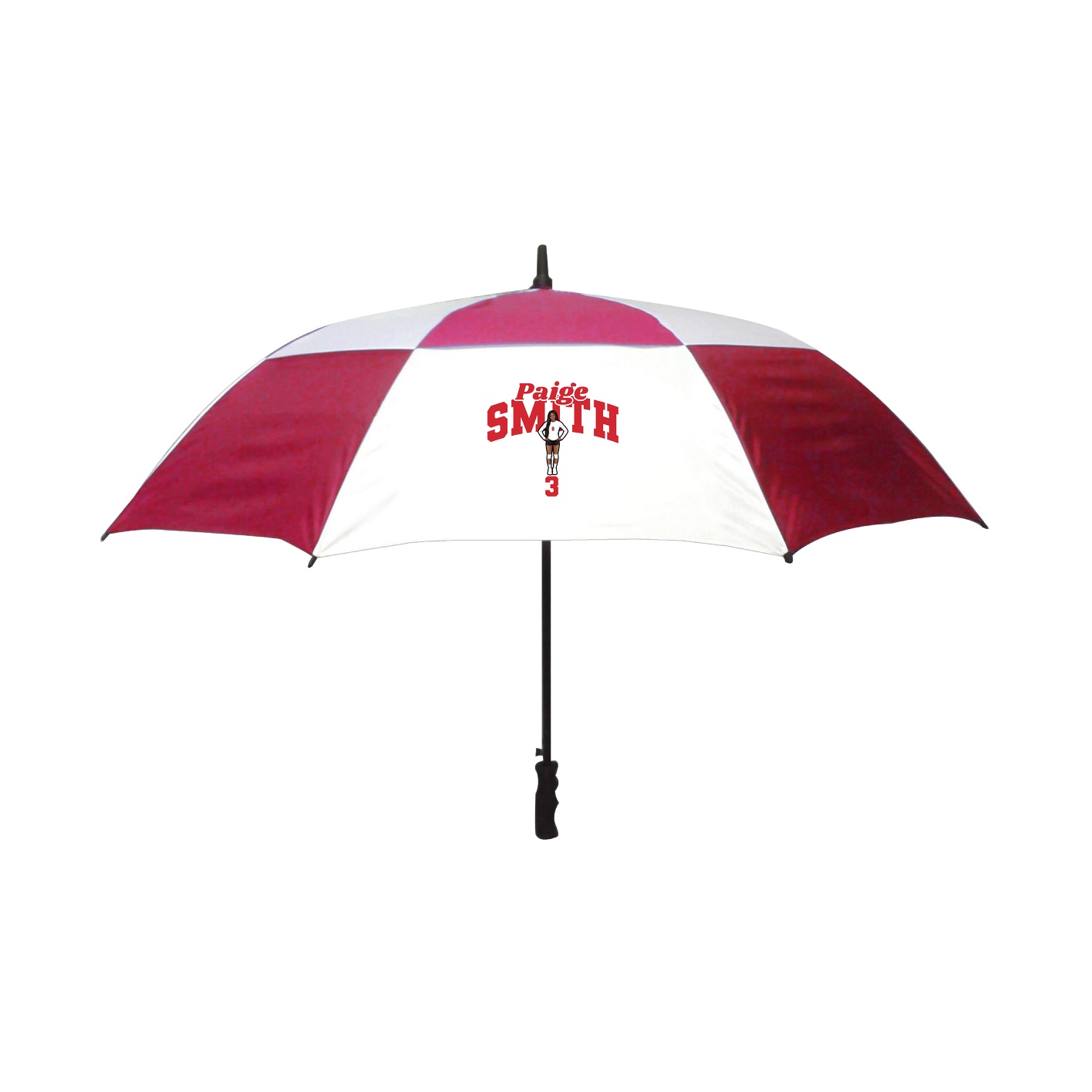Golf Umbrella — Signature Arch in Red