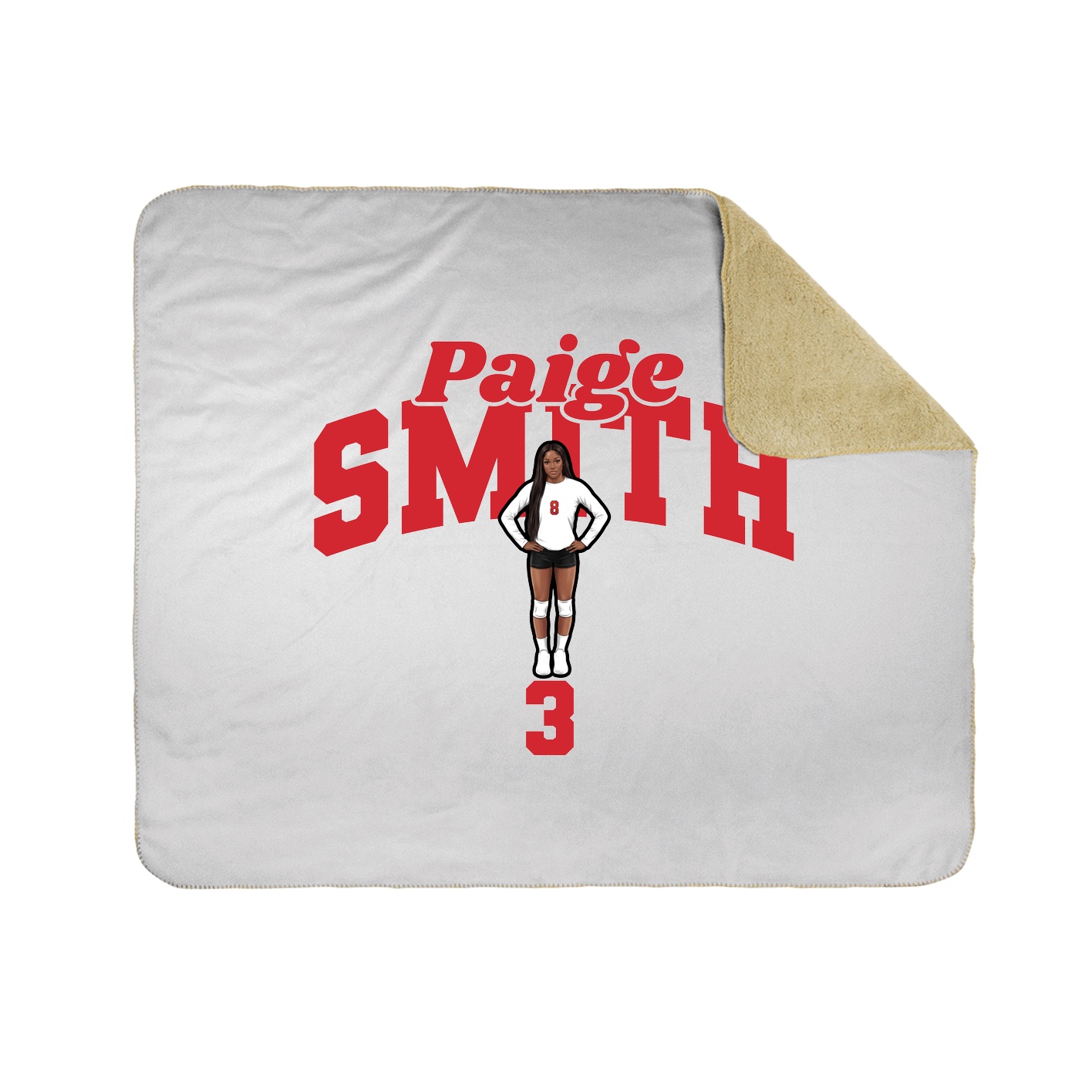 Throw Blanket — Signature Arch in White