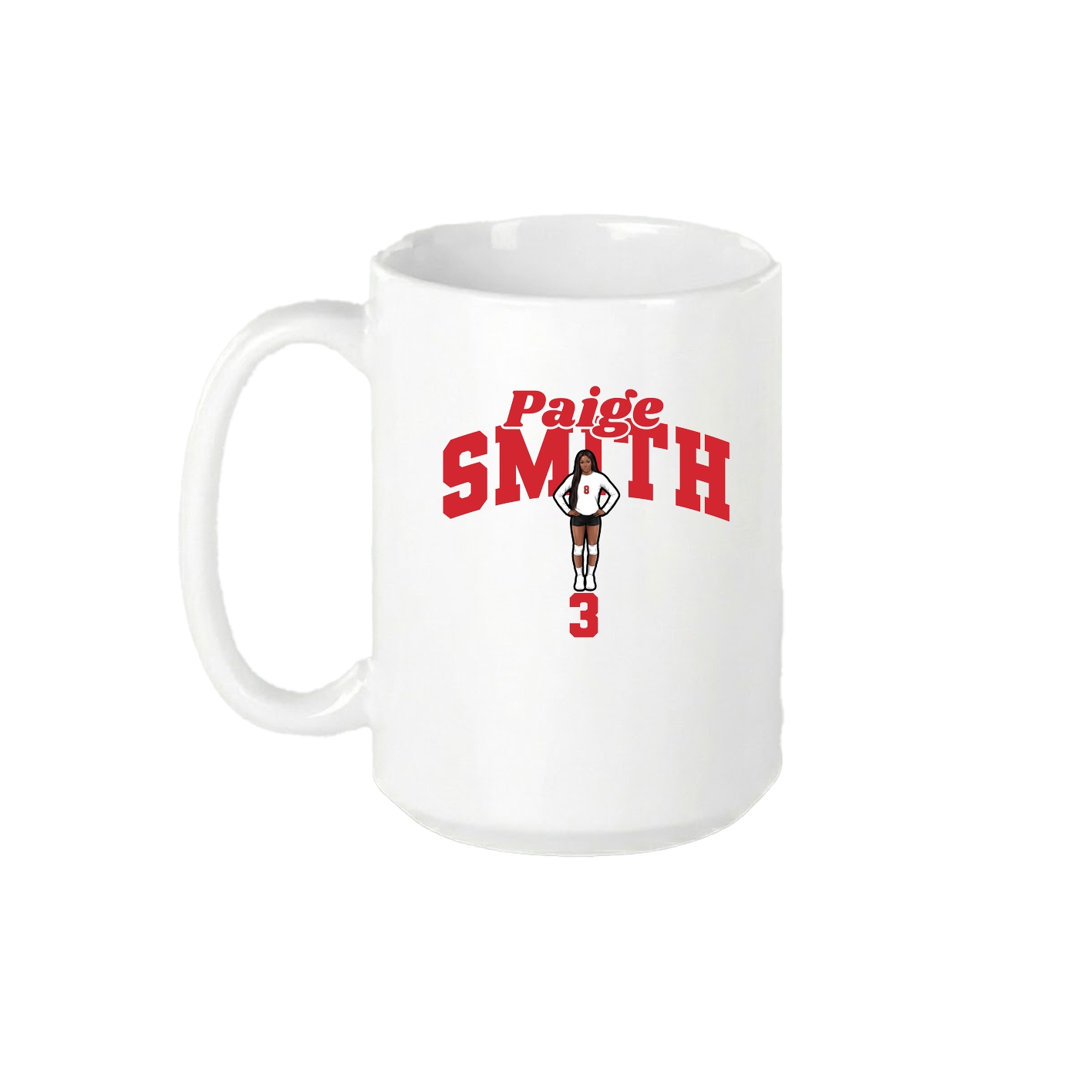15oz Coffee Mug — Signature Arch in White