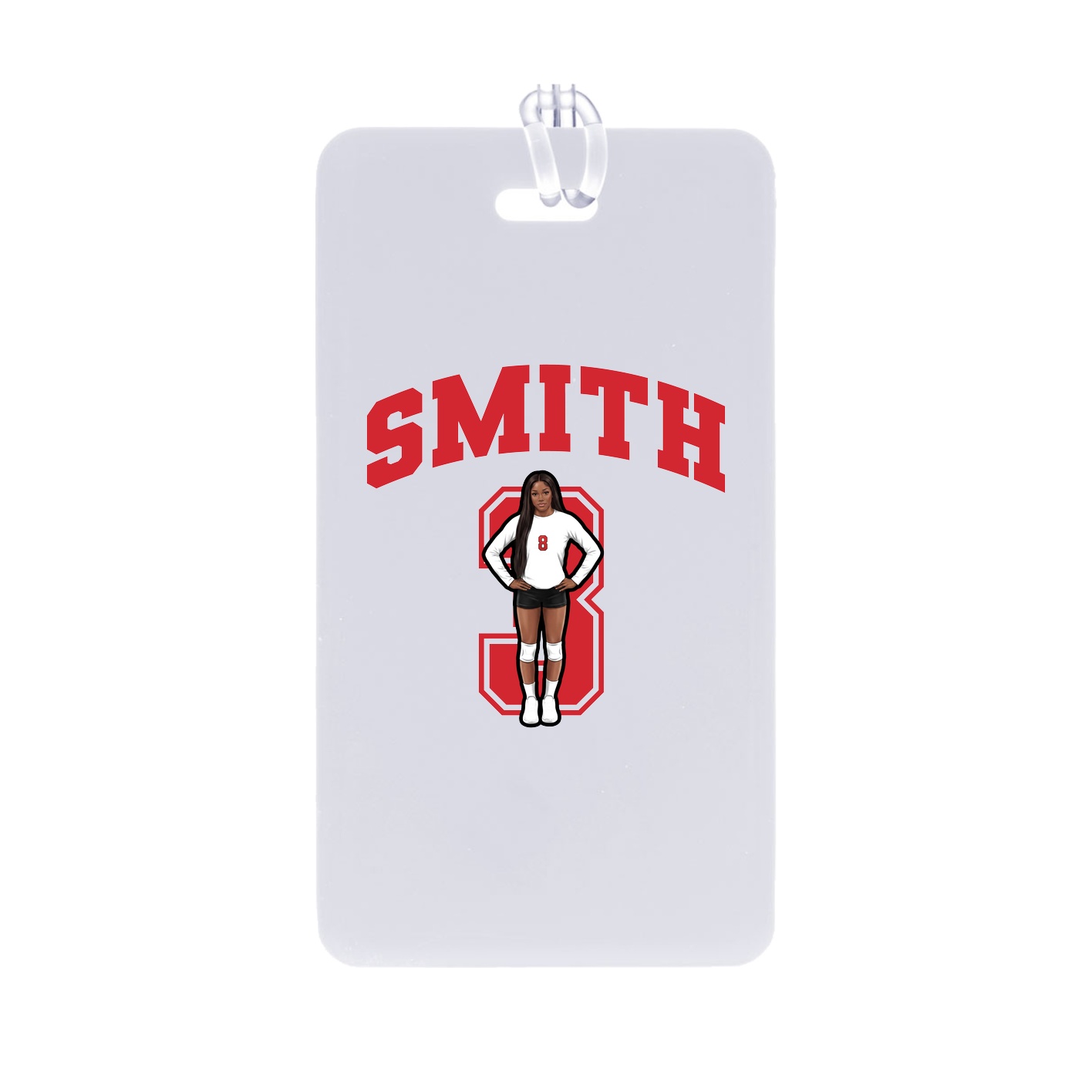 Bag Tag — Number in Classic