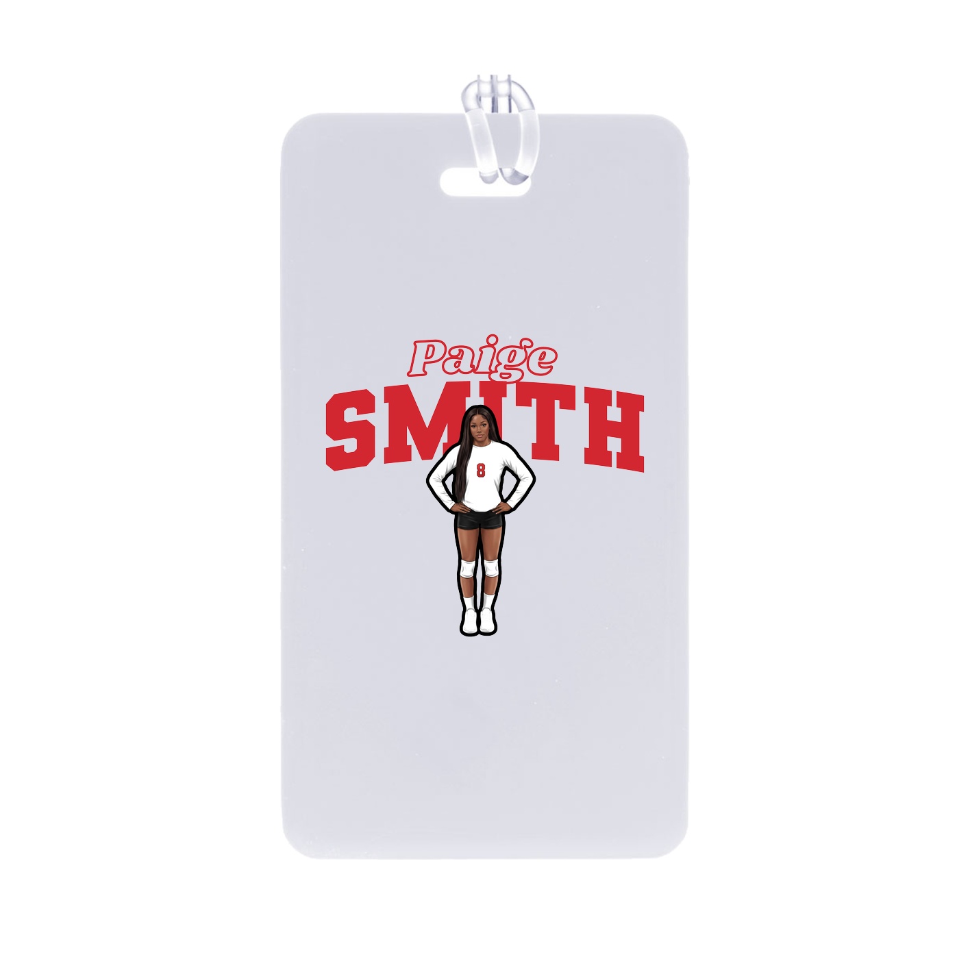 Bag Tag — Name Arch in Classic