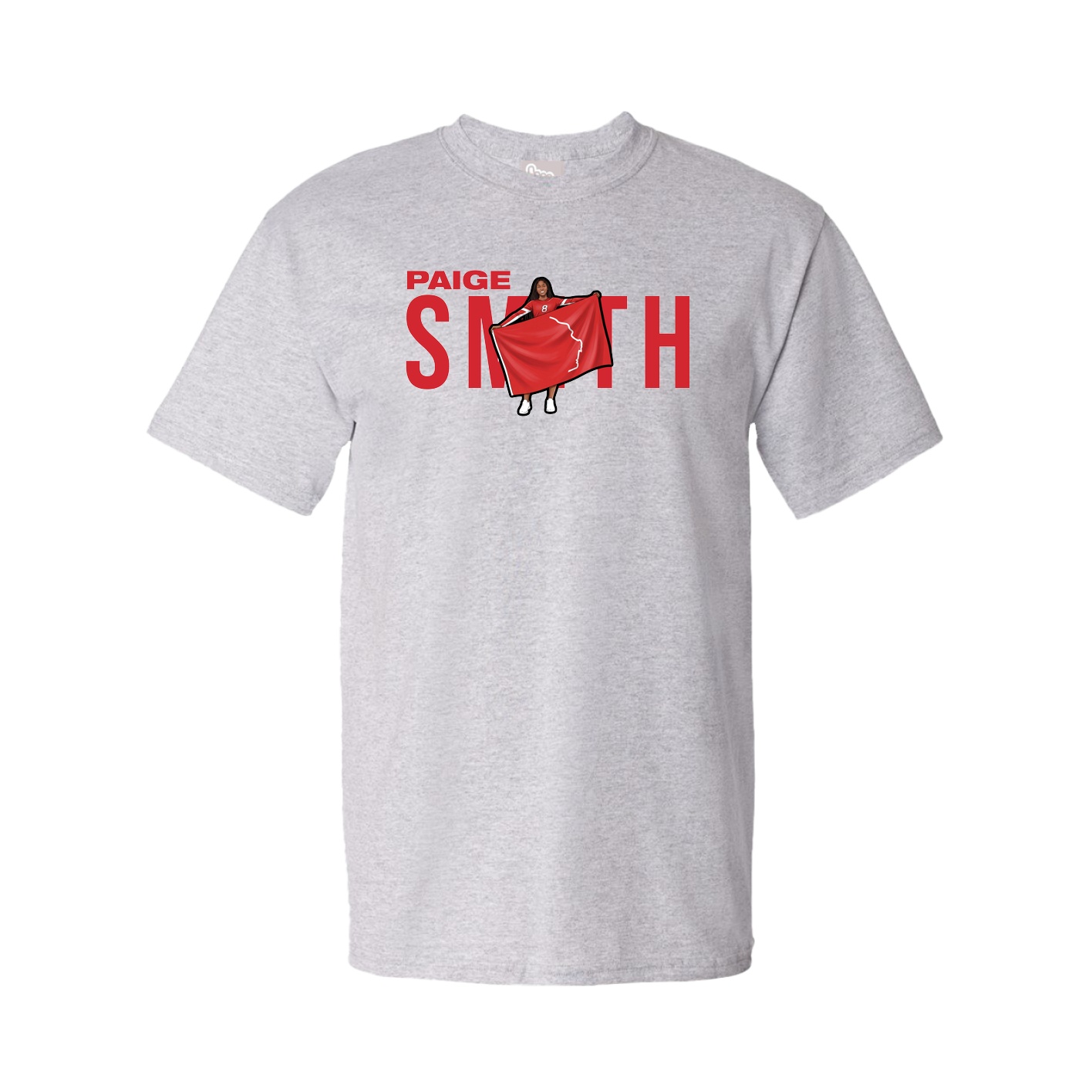 Youth Tee — Player Name in Grey