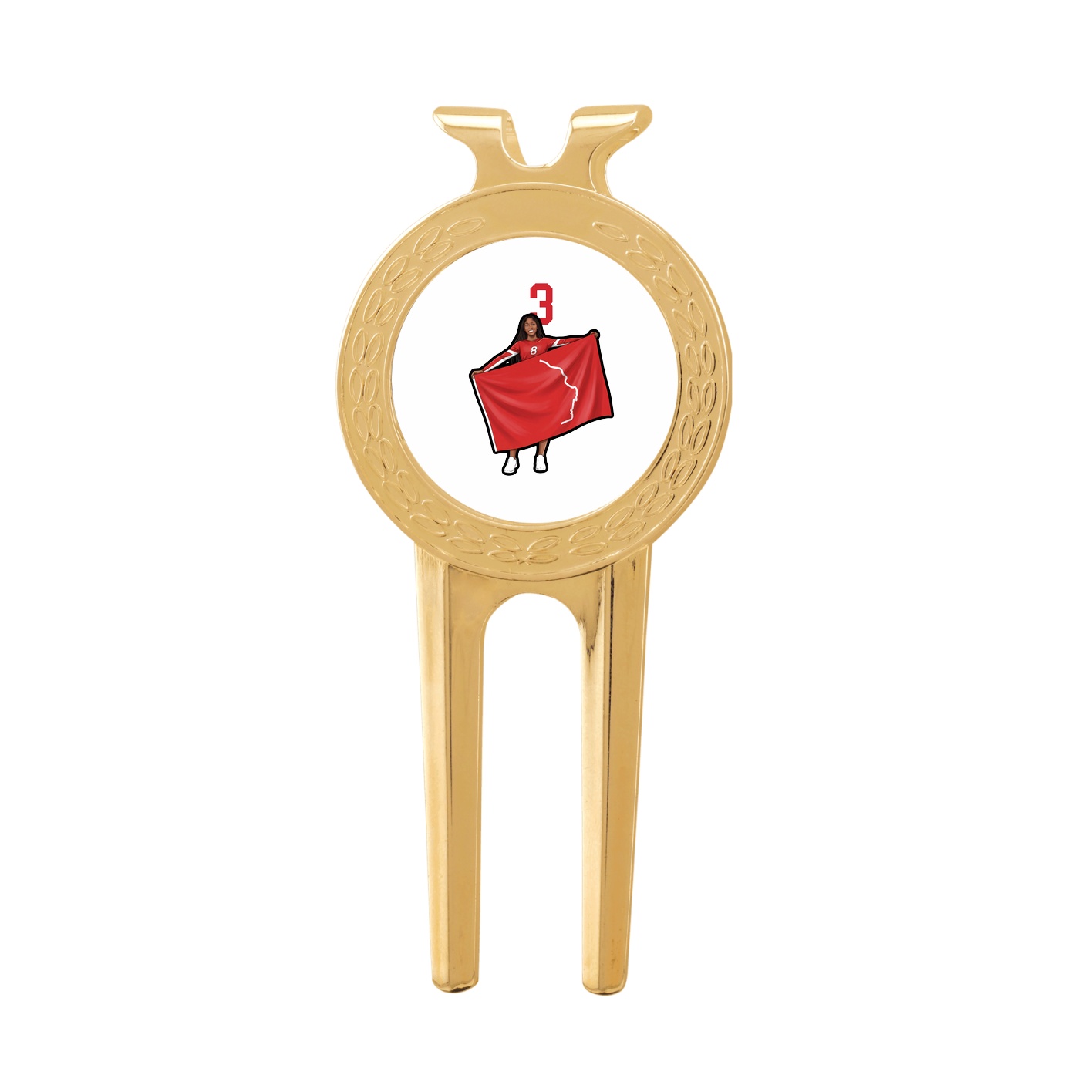 Divot Tool with Ball Marker — Number Top in Classic