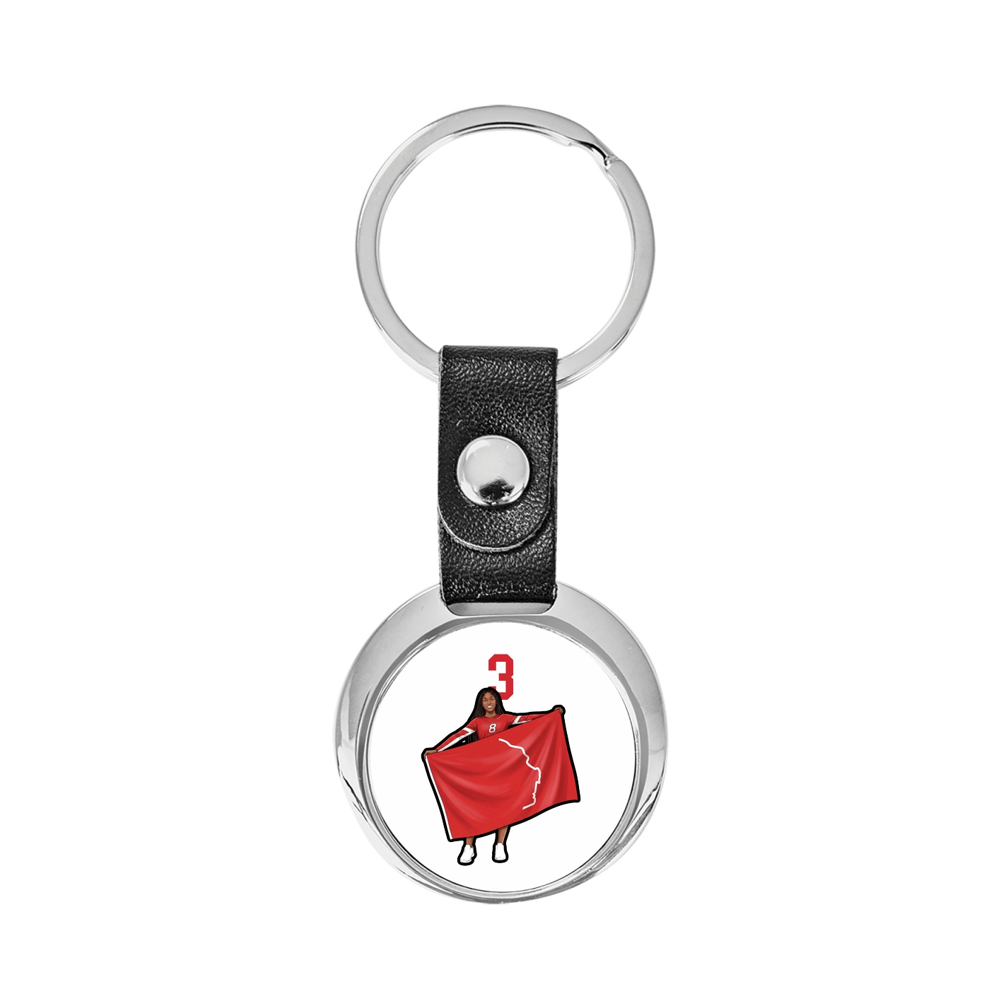 Key Chain — Number Top in Classic