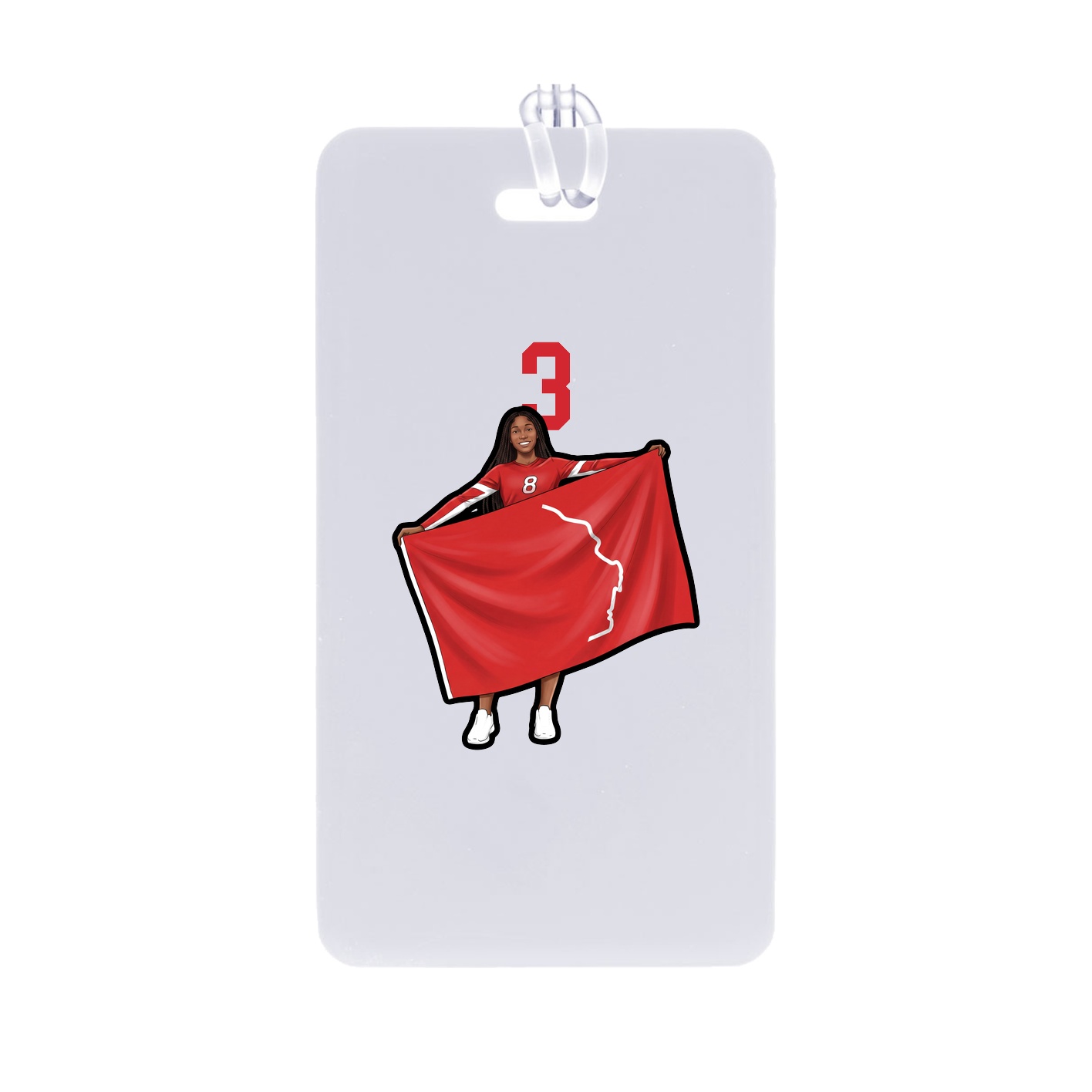Bag Tag — Number Top in Classic