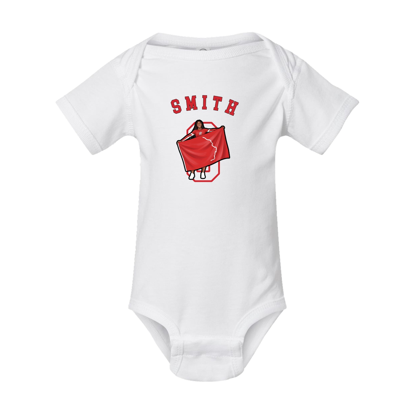 Baby Onesie — Shirsey Arch in White