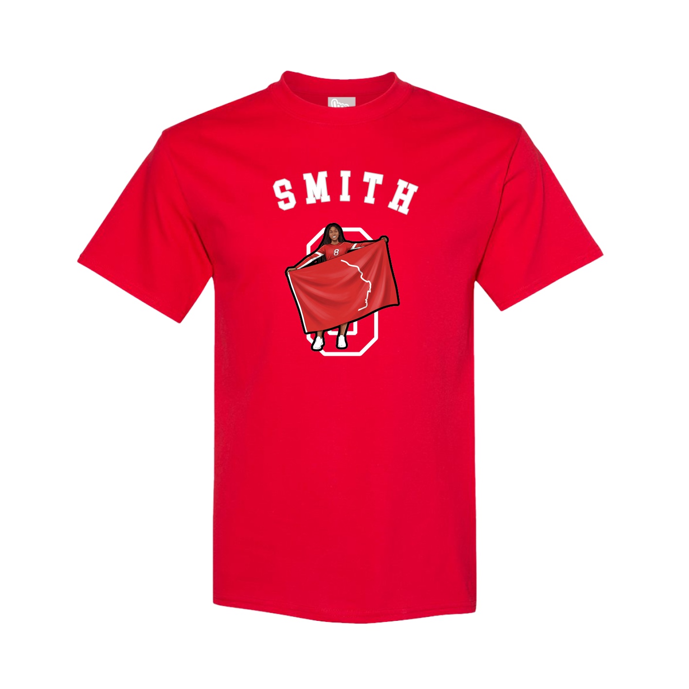 Youth Tee — Shirsey Arch in Red