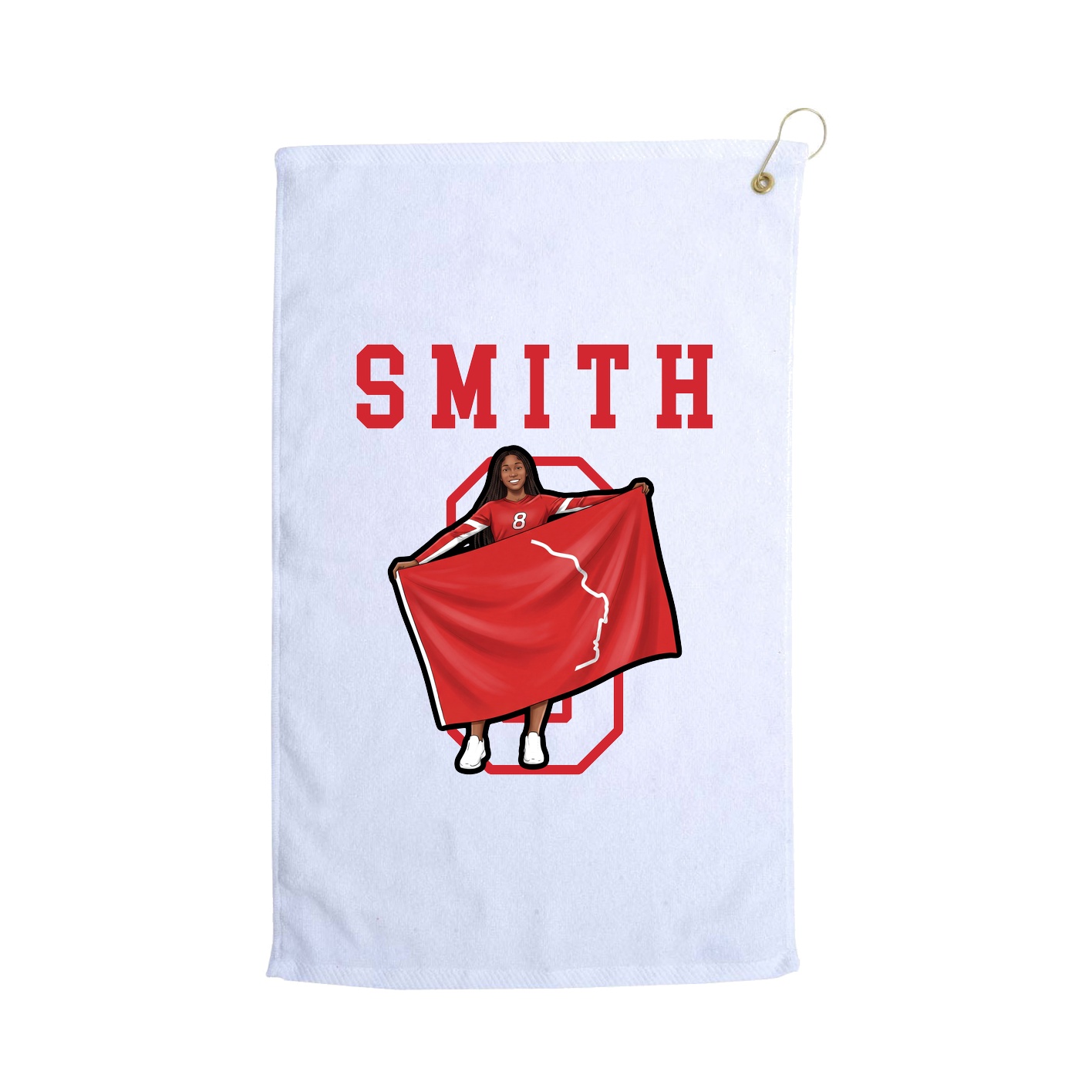 Golf Towel — Shirsey in White