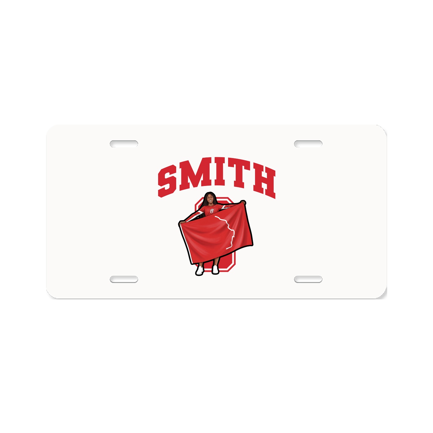 License Plate — Number in Classic
