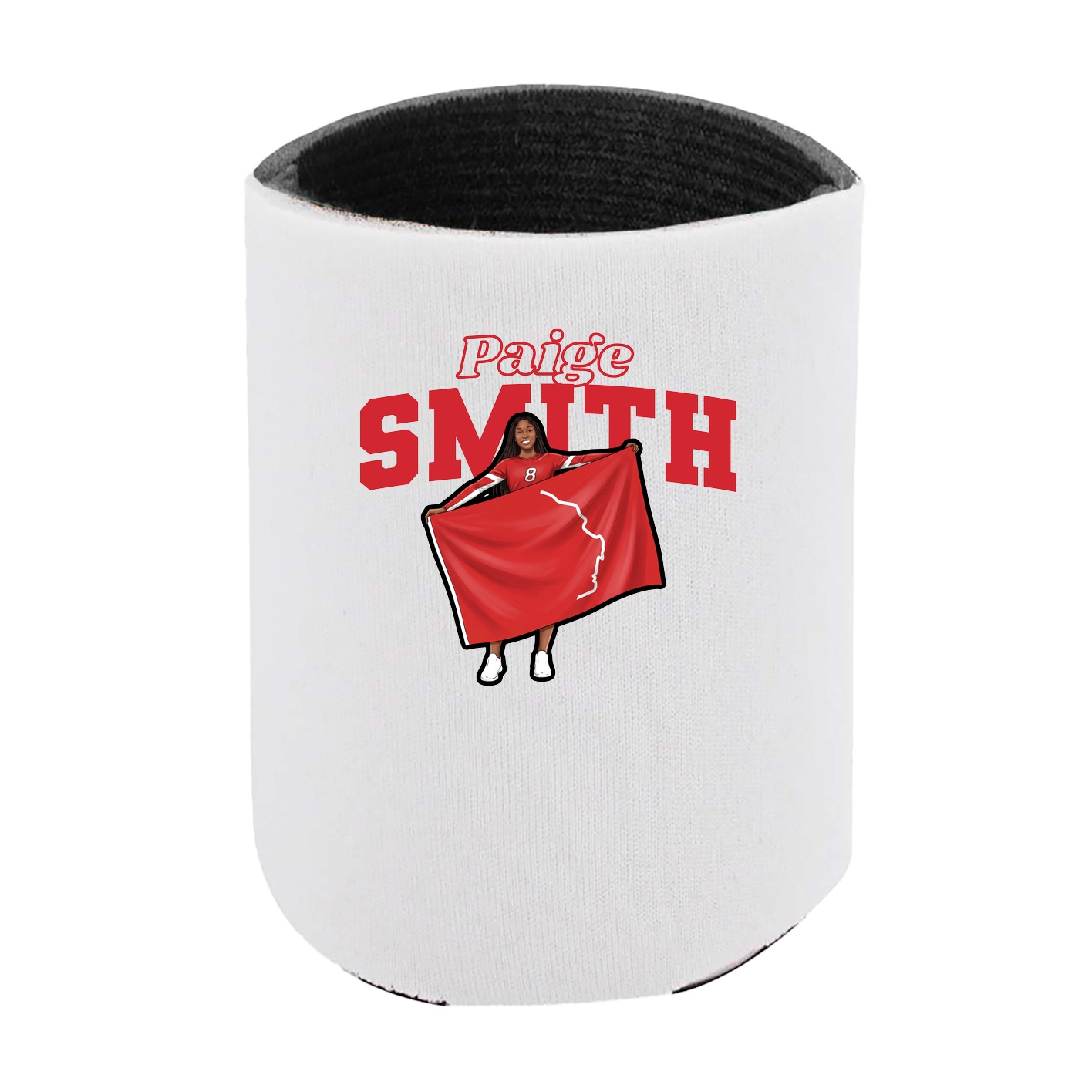 Can Holder — Name Arch in White