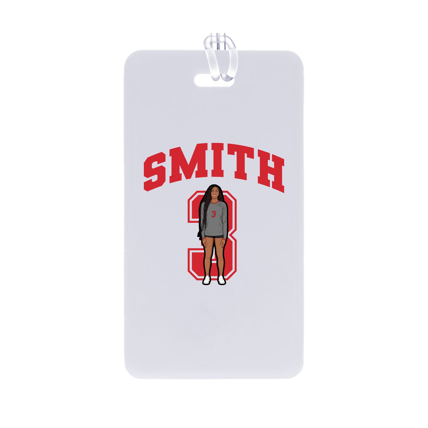 Bag Tag — Number in Classic