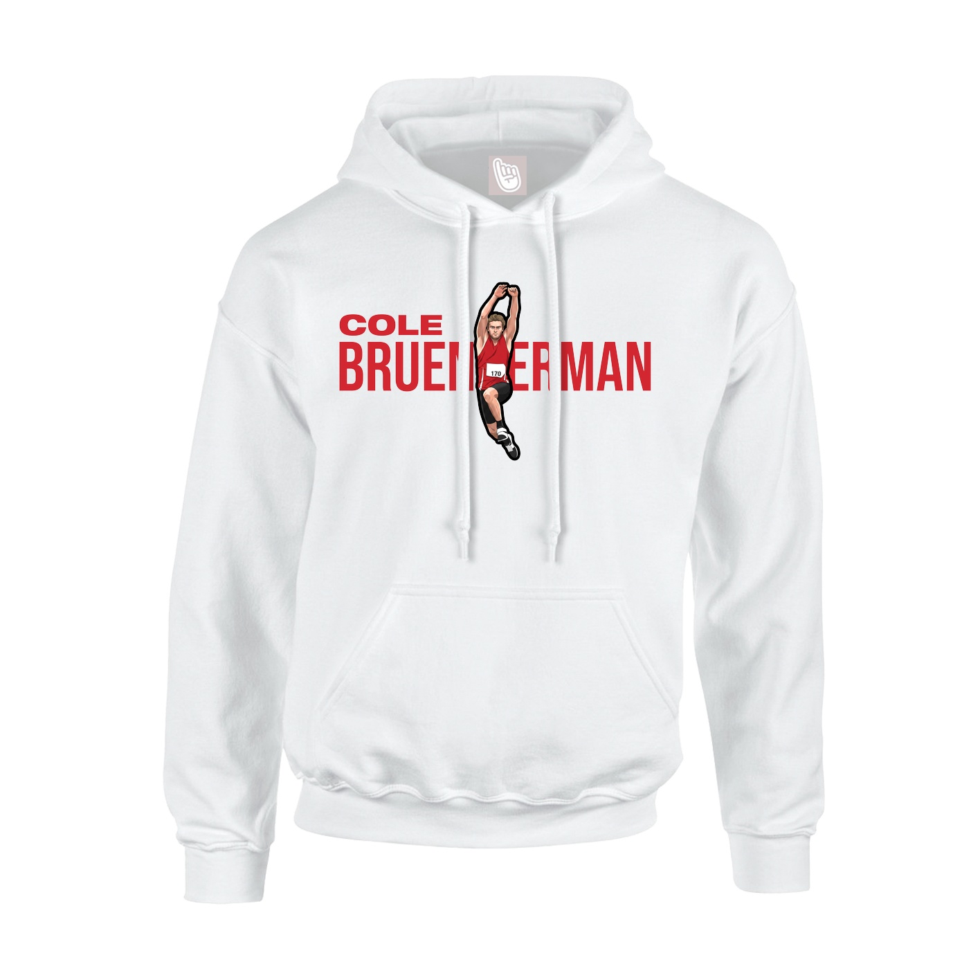 Hoodie — Player Name in White