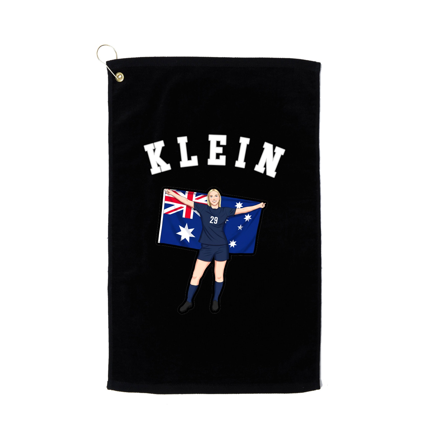 Golf Towel — Shirsey Arch in Black