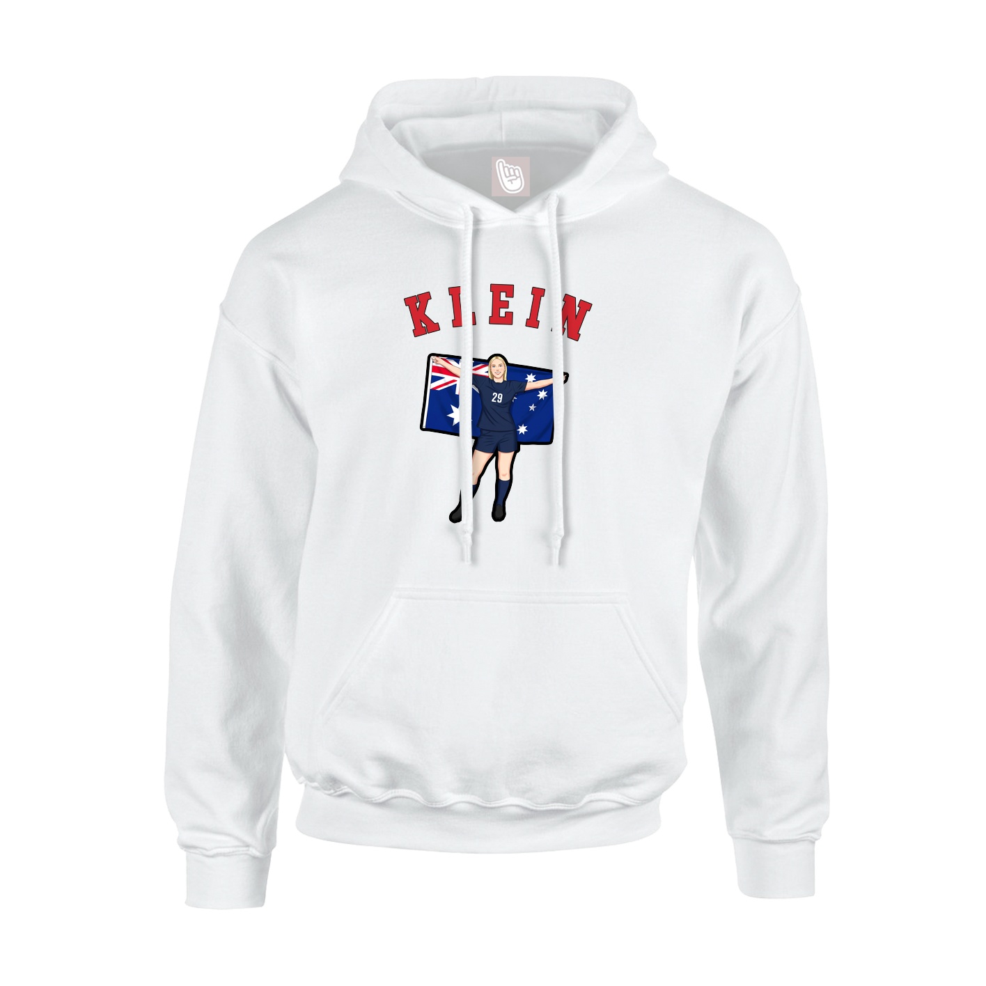 Youth Hoodie — Shirsey Arch in White