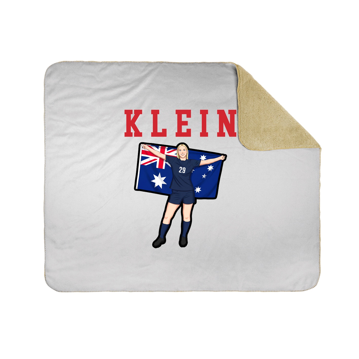 Throw Blanket — Shirsey in White