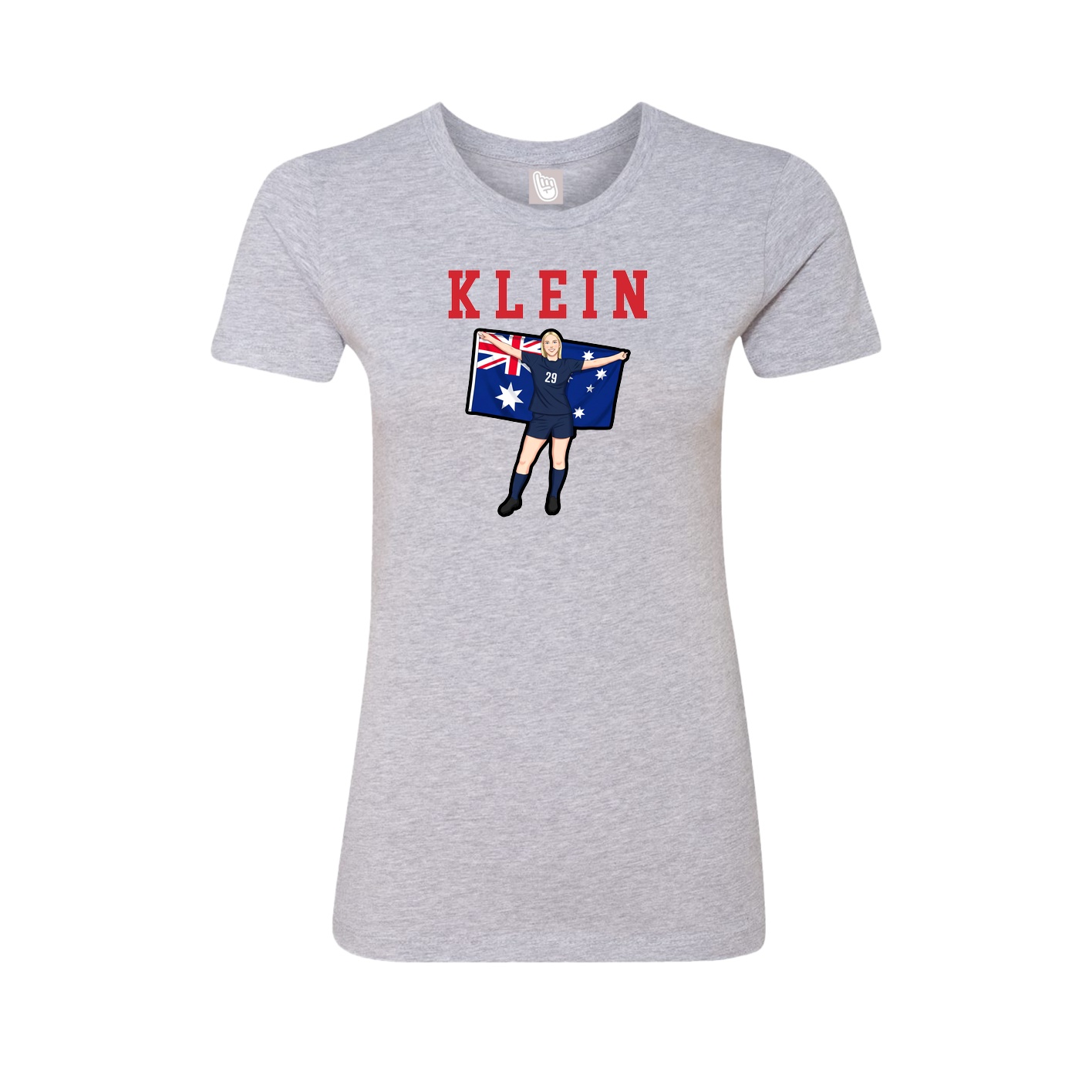 Fitted Women's Tee — Shirsey in Grey