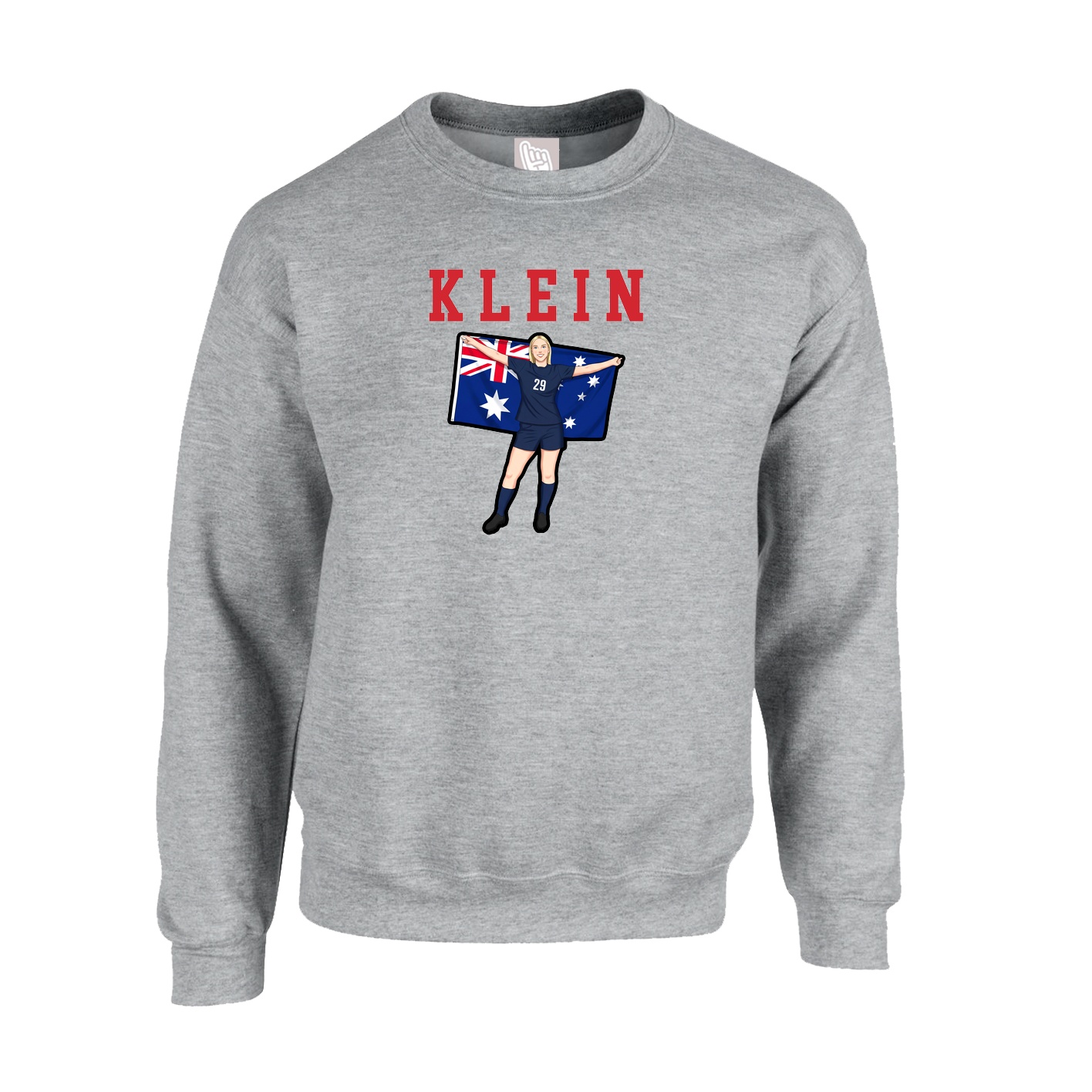 Fleece Crew — Shirsey in Grey