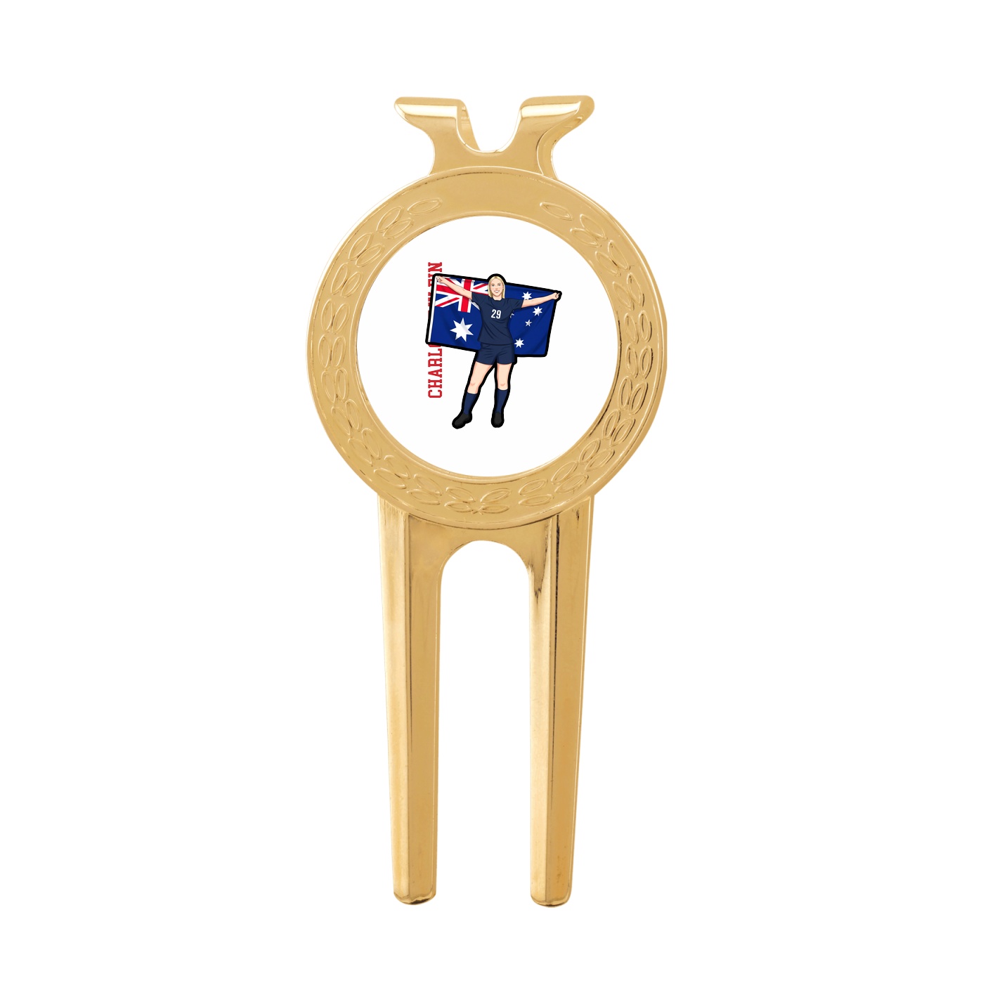 Divot Tool with Ball Marker — Name Vertical in Classic