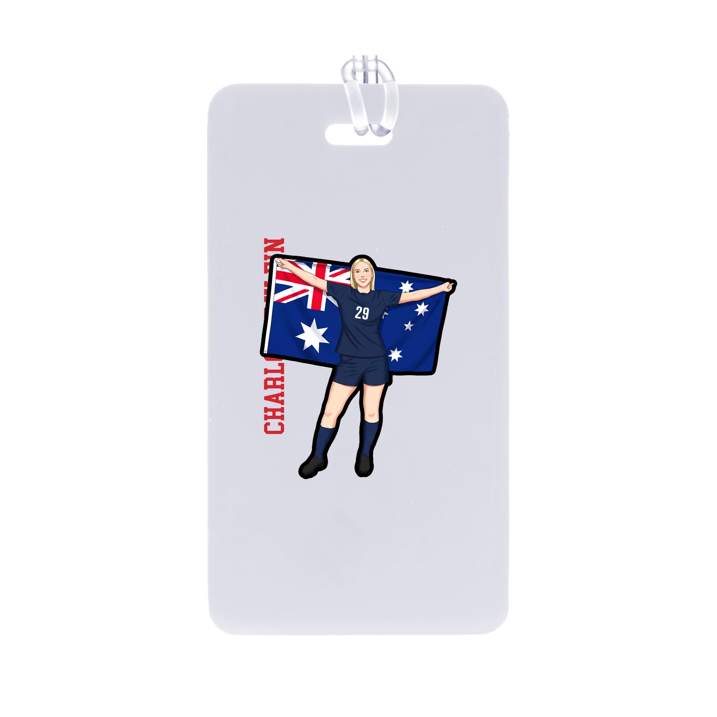 Bag Tag — Name Vertical in Classic