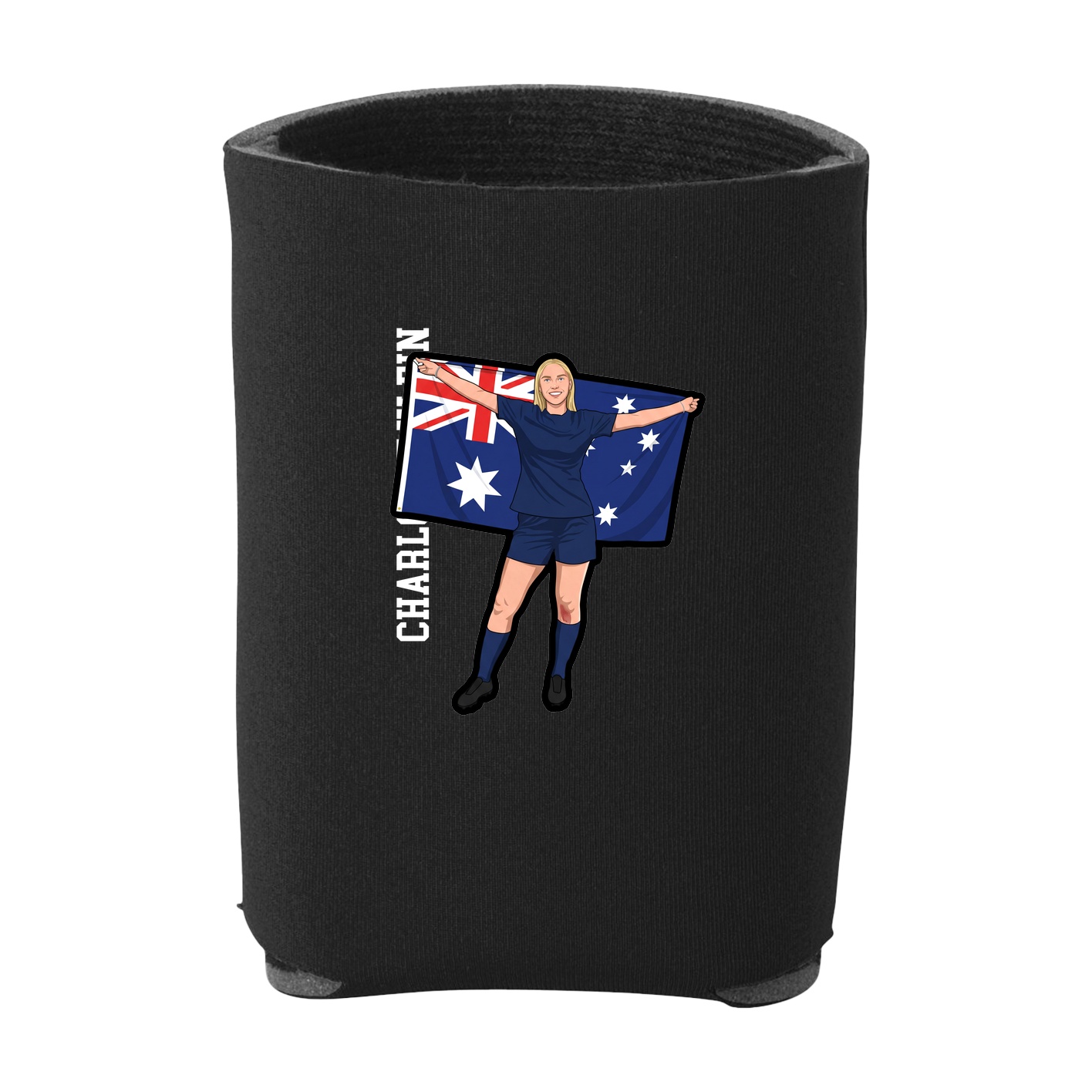 Can Holder — Name Vertical in Black