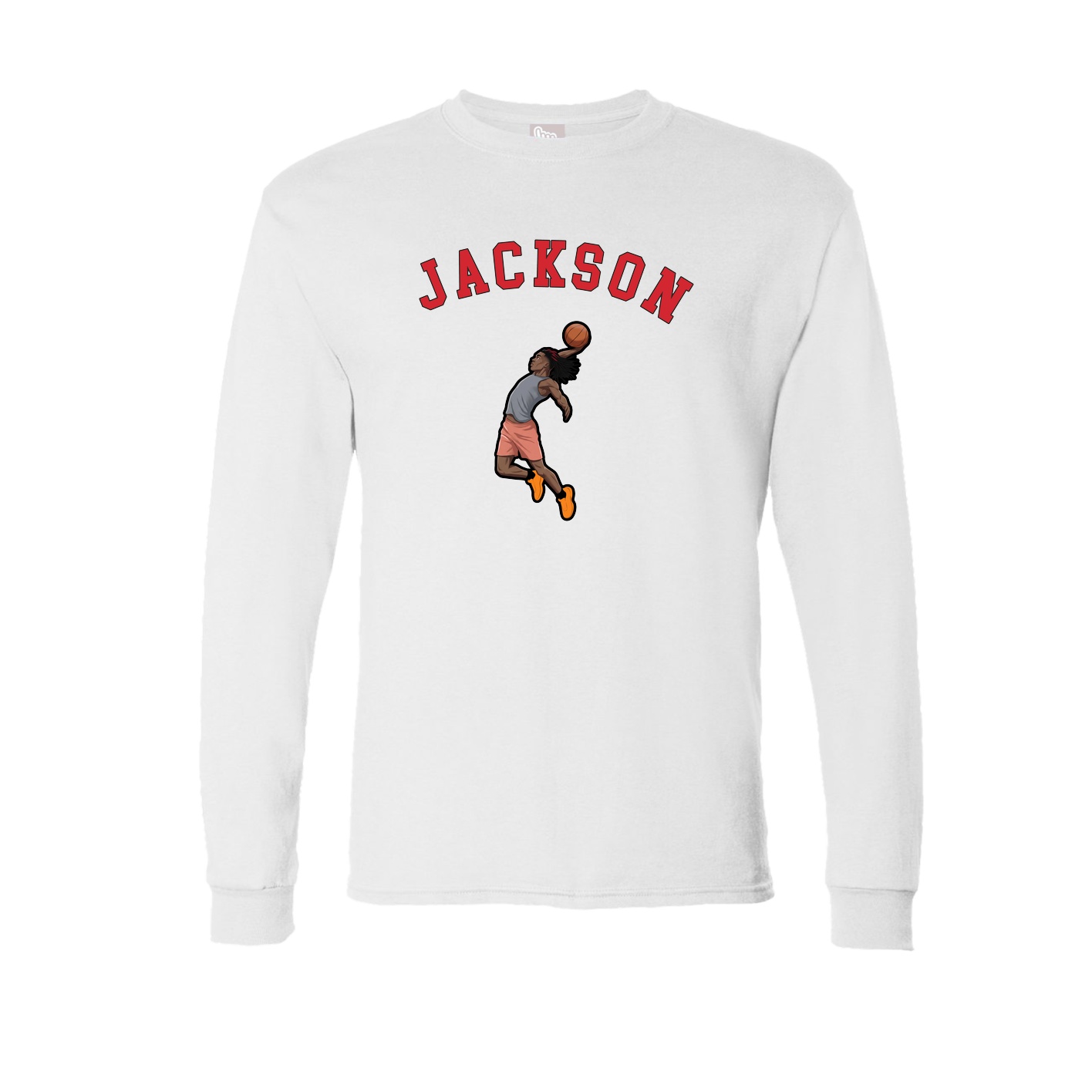 Long Sleeve Tee — Shirsey Arch in White