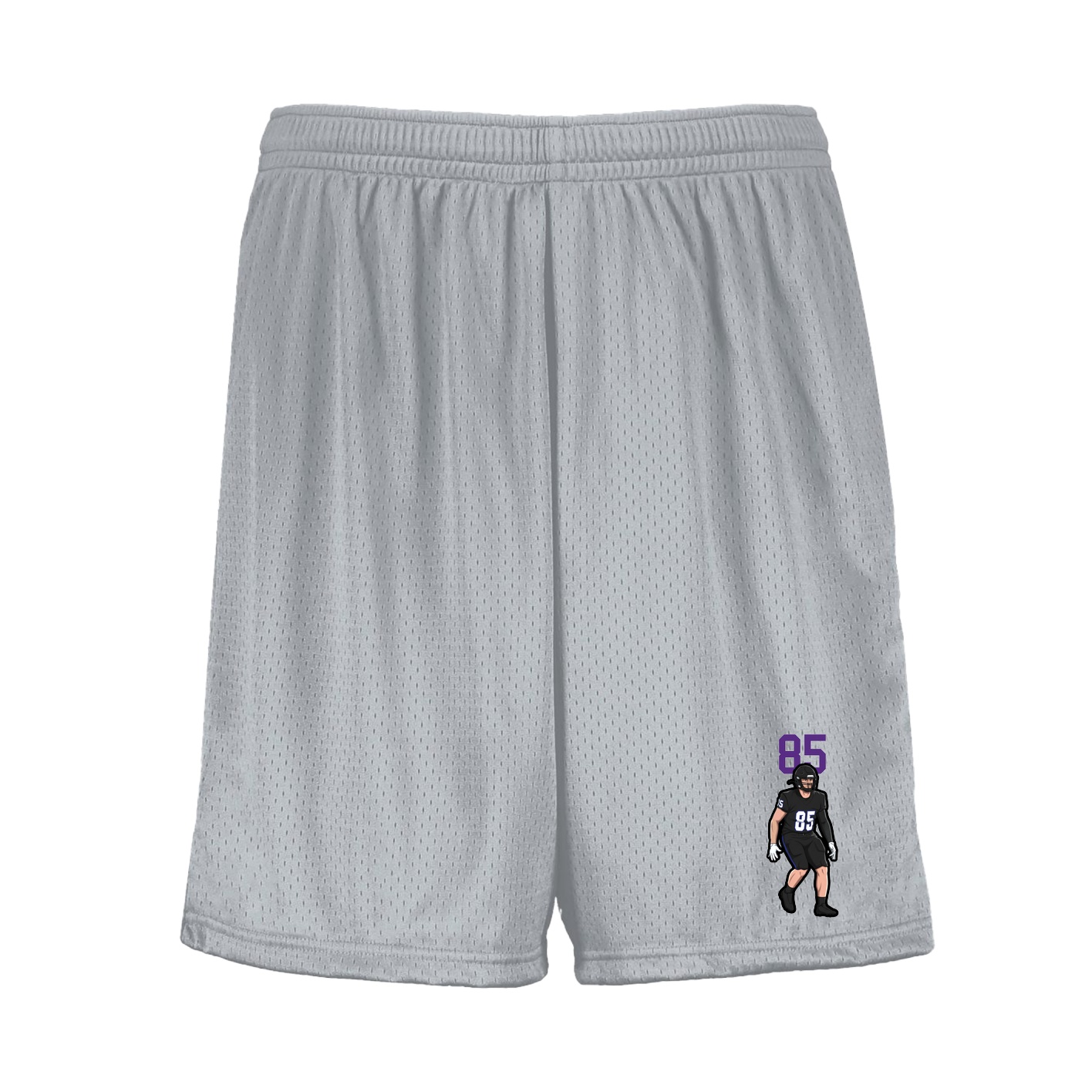 Shorts — Number Top in Silver