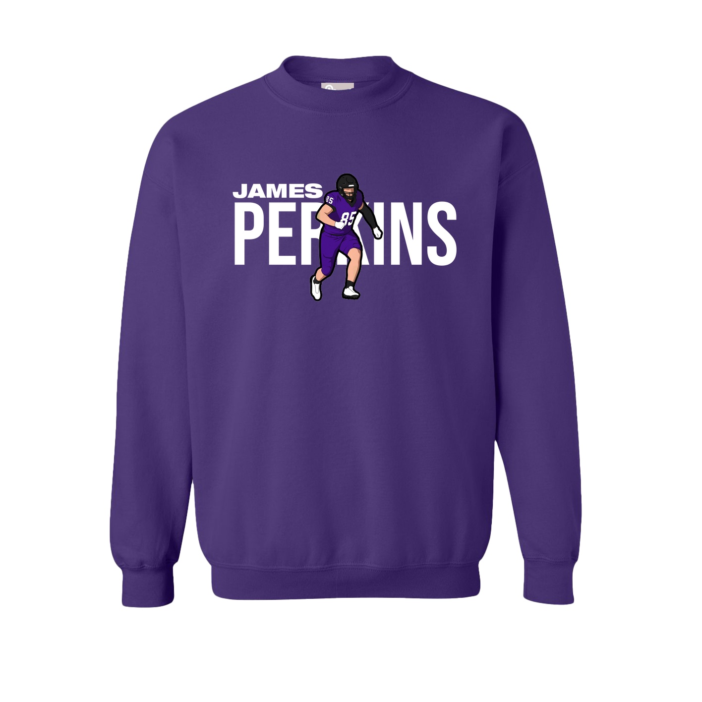 Fleece Crew — Player Name in Purple