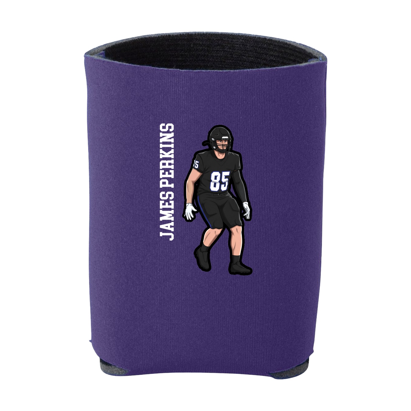 Can Holder — Name Vertical in Purple