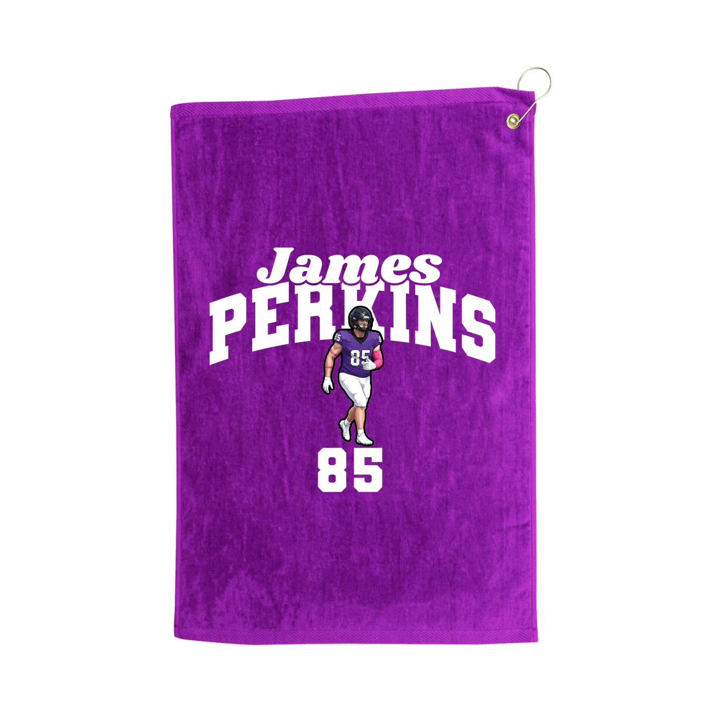 Golf Towel — Signature Arch in Purple