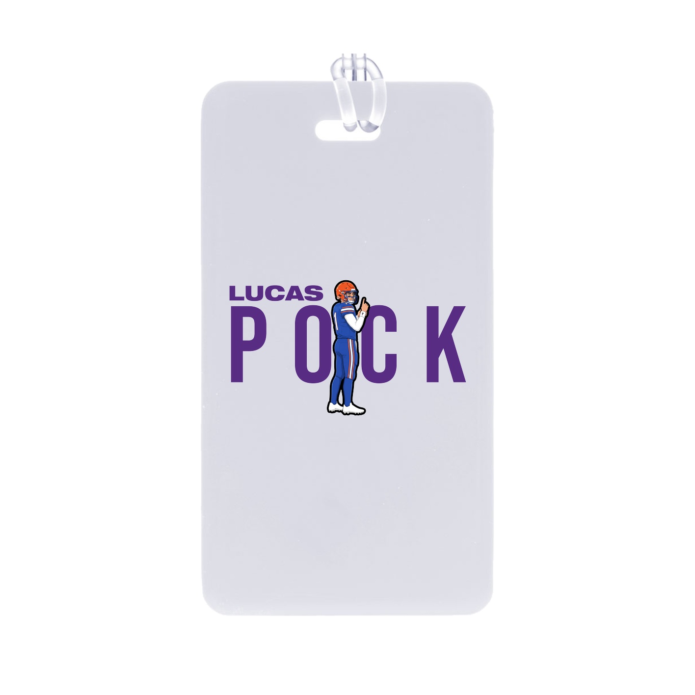 Bag Tag — Player Name in Classic