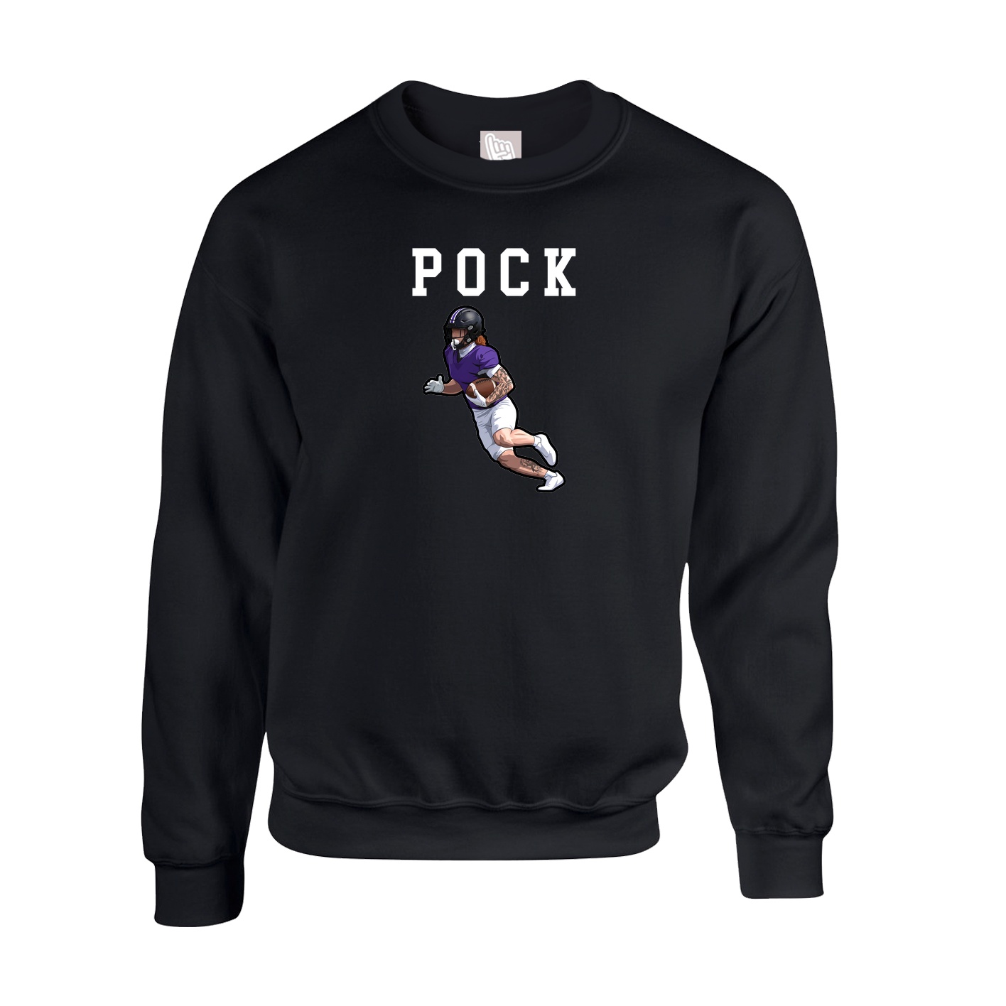 Fleece Crew — Shirsey in Black