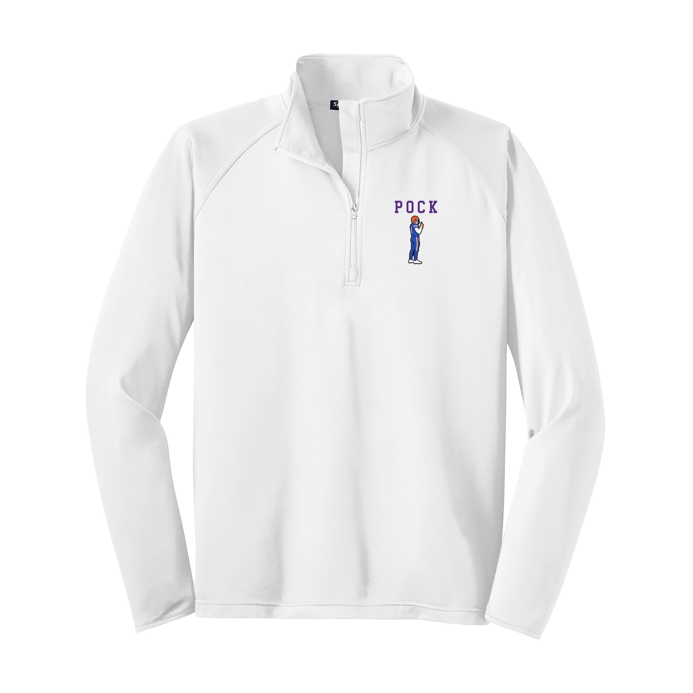 Q-Zip Pullover — Shirsey in White