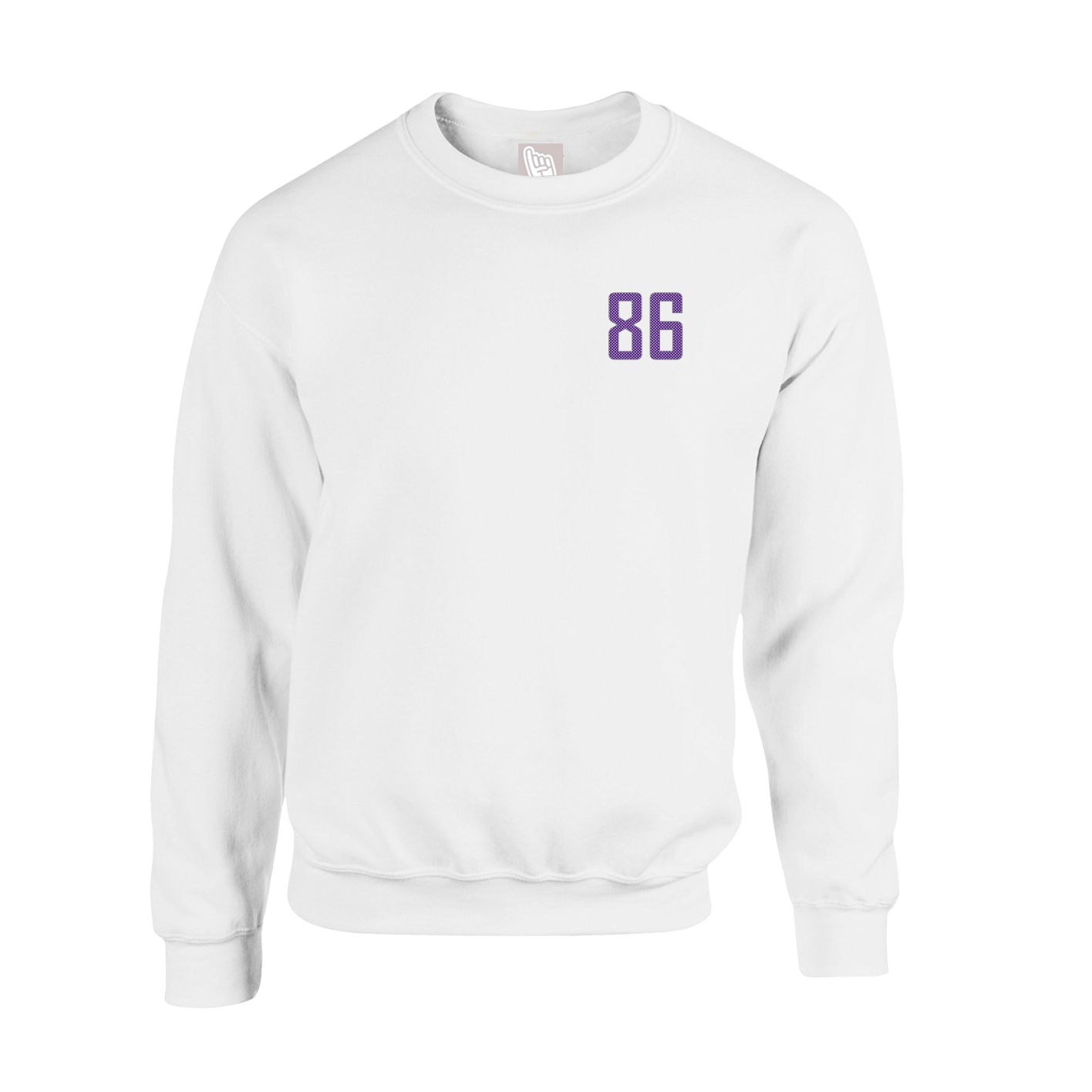 Fleece Crew — Front Shirsy in White