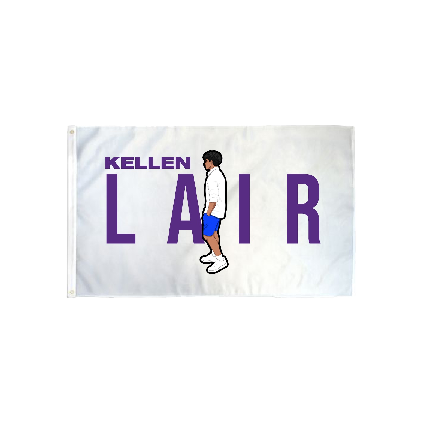 3x5 Flag — Player Name in Classic