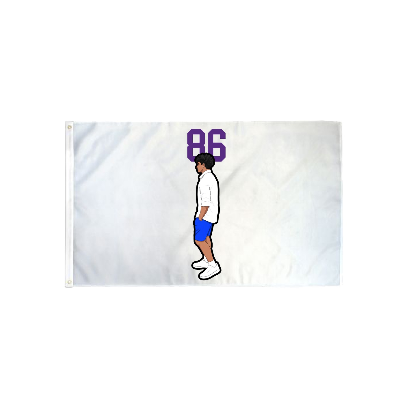 3x5 Flag — Number Top in Classic