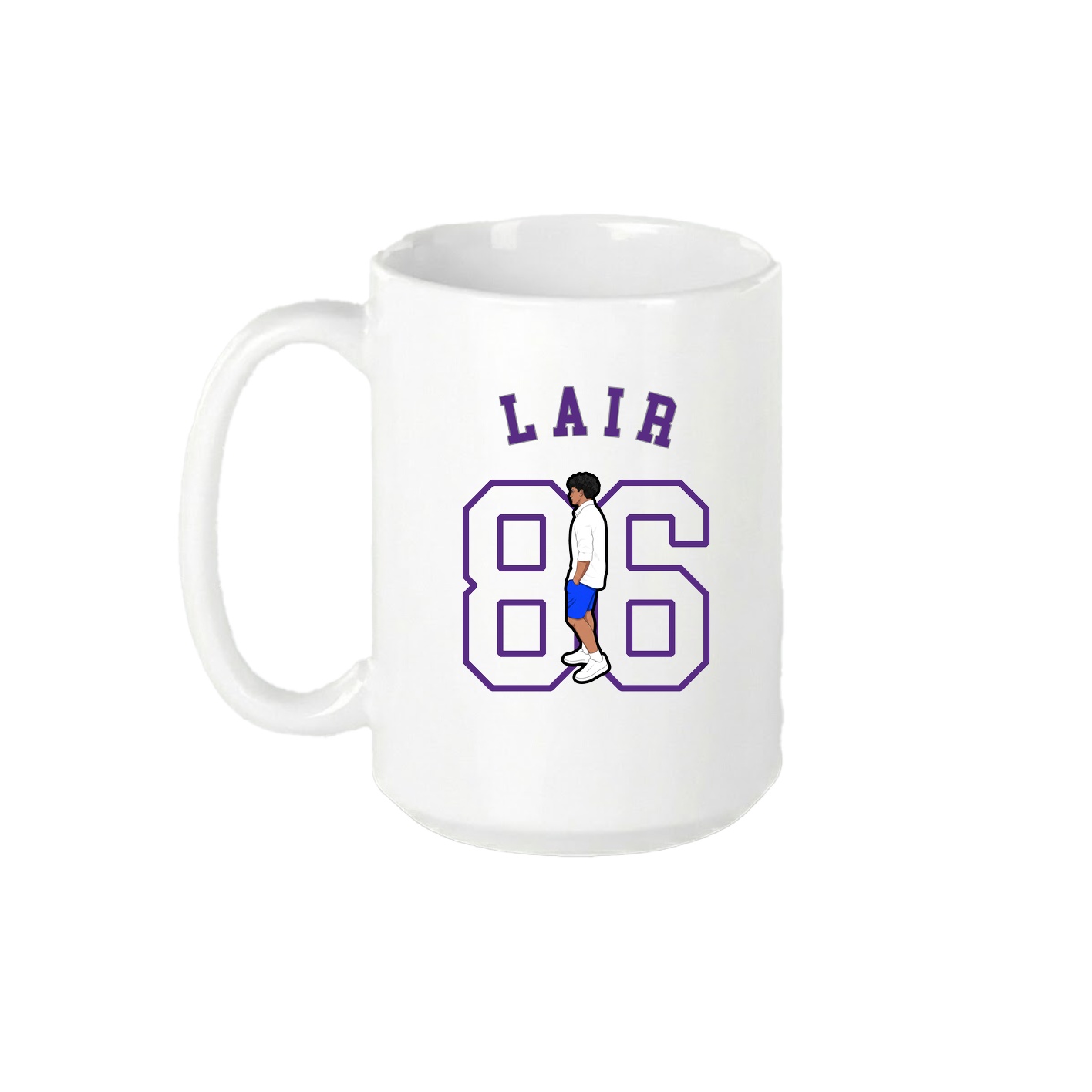 15oz Coffee Mug — Shirsey Arch in White