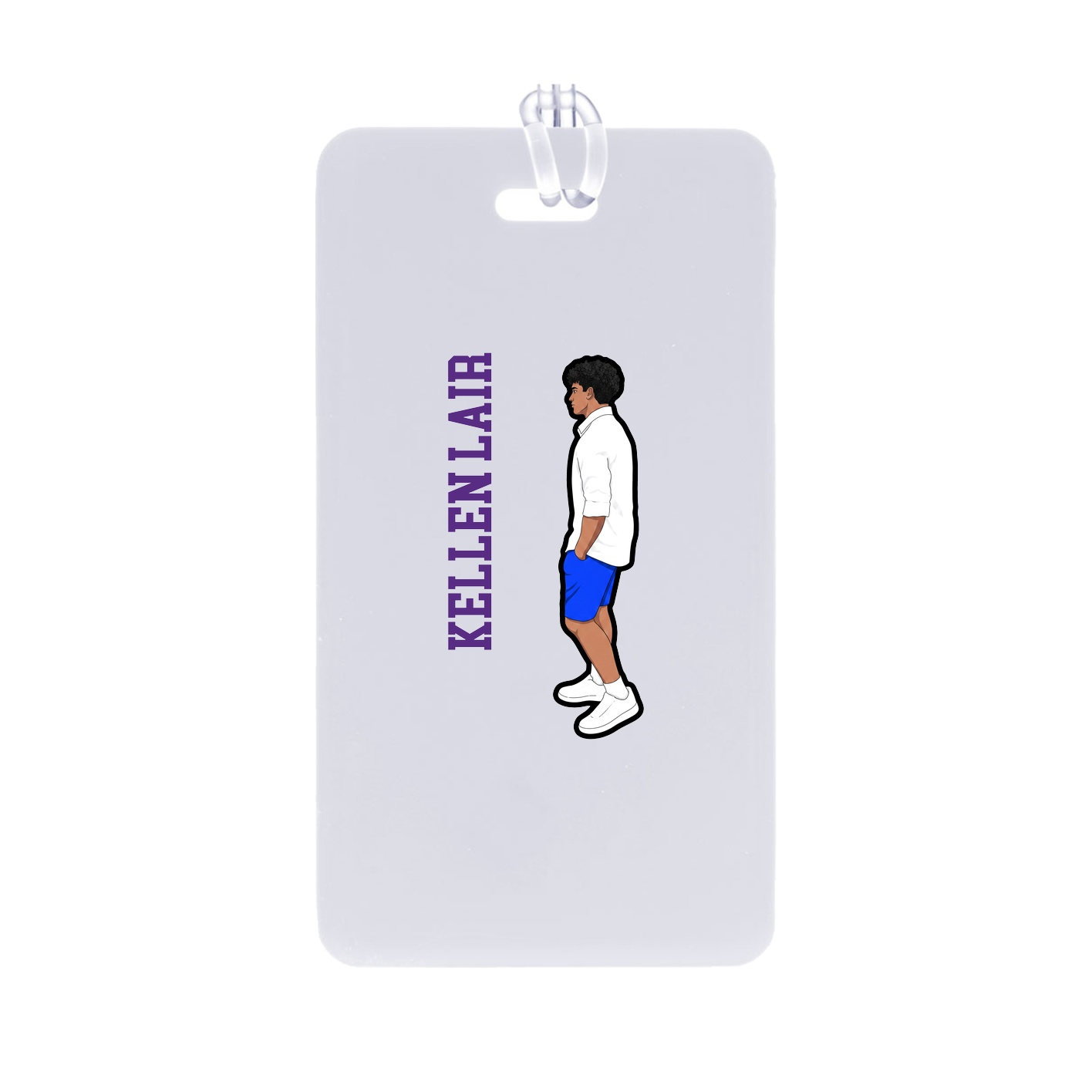 Bag Tag — Name Vertical in Classic