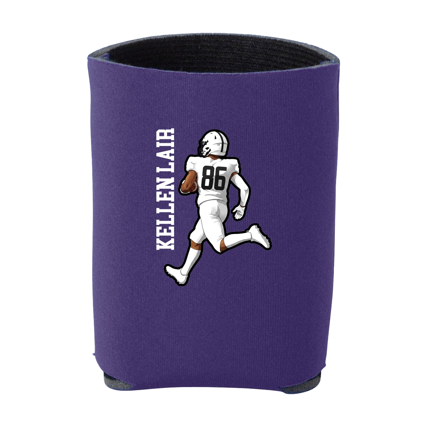 Can Holder — Name Vertical in Purple