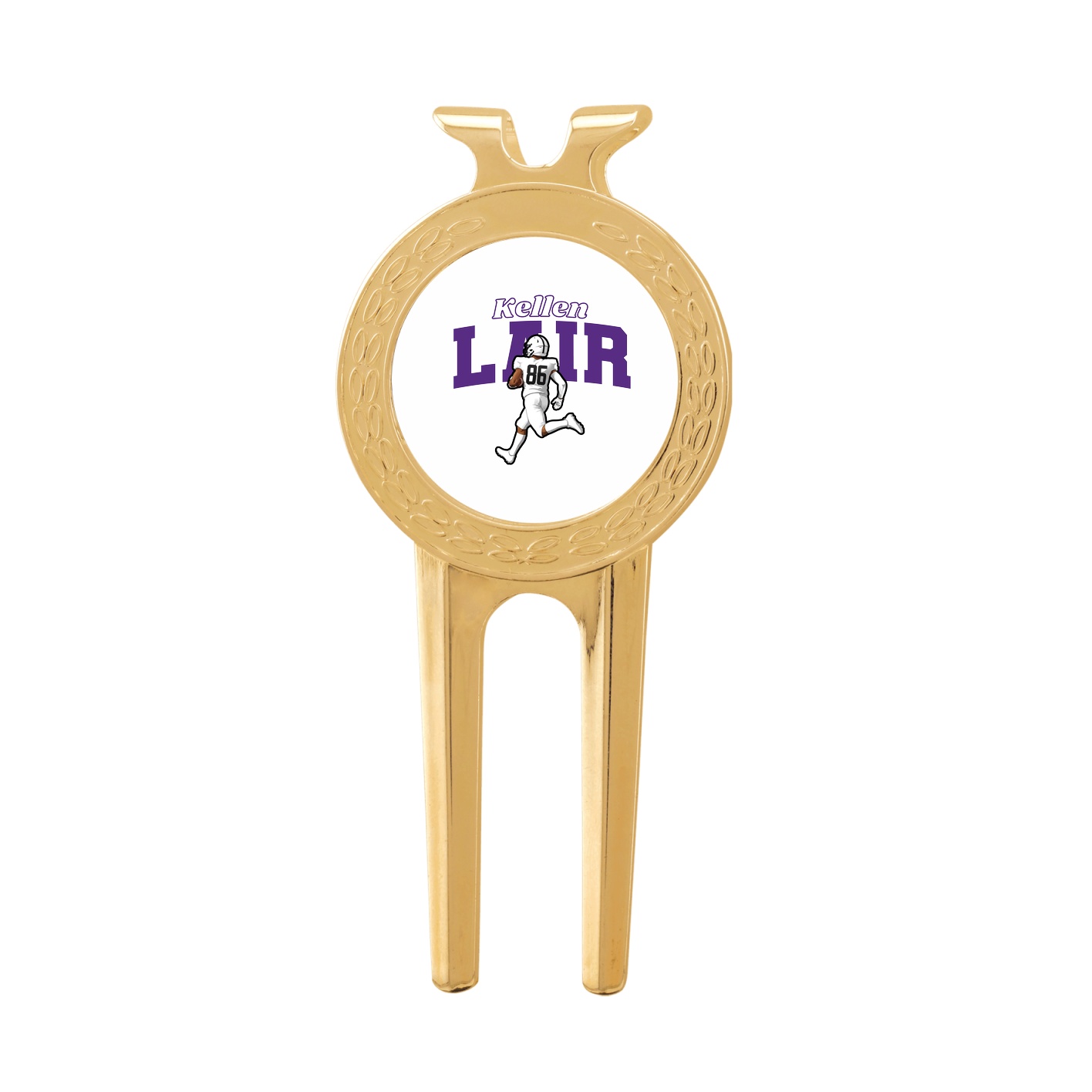 Divot Tool with Ball Marker — Name Arch in Classic