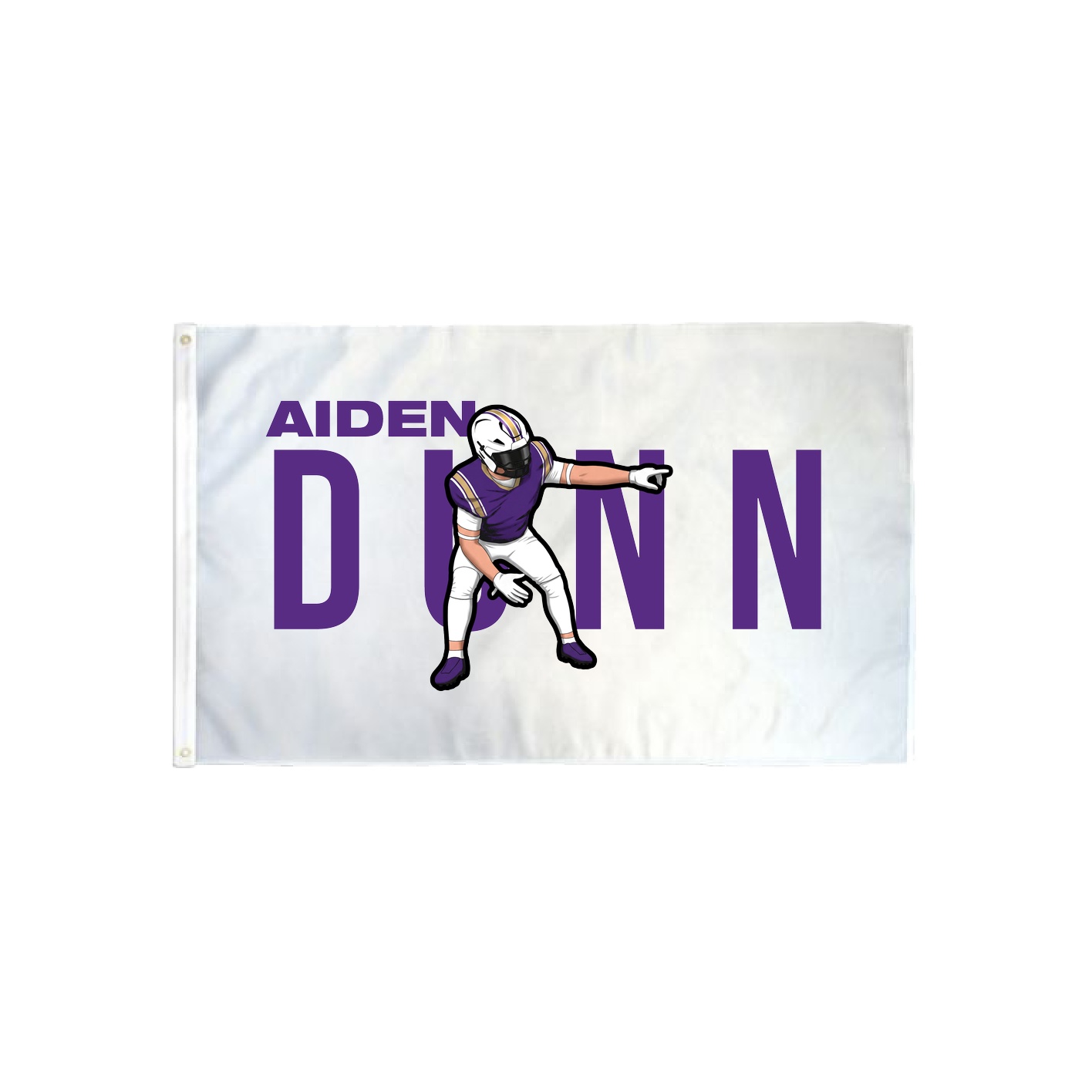 3x5 Flag — Player Name in Classic