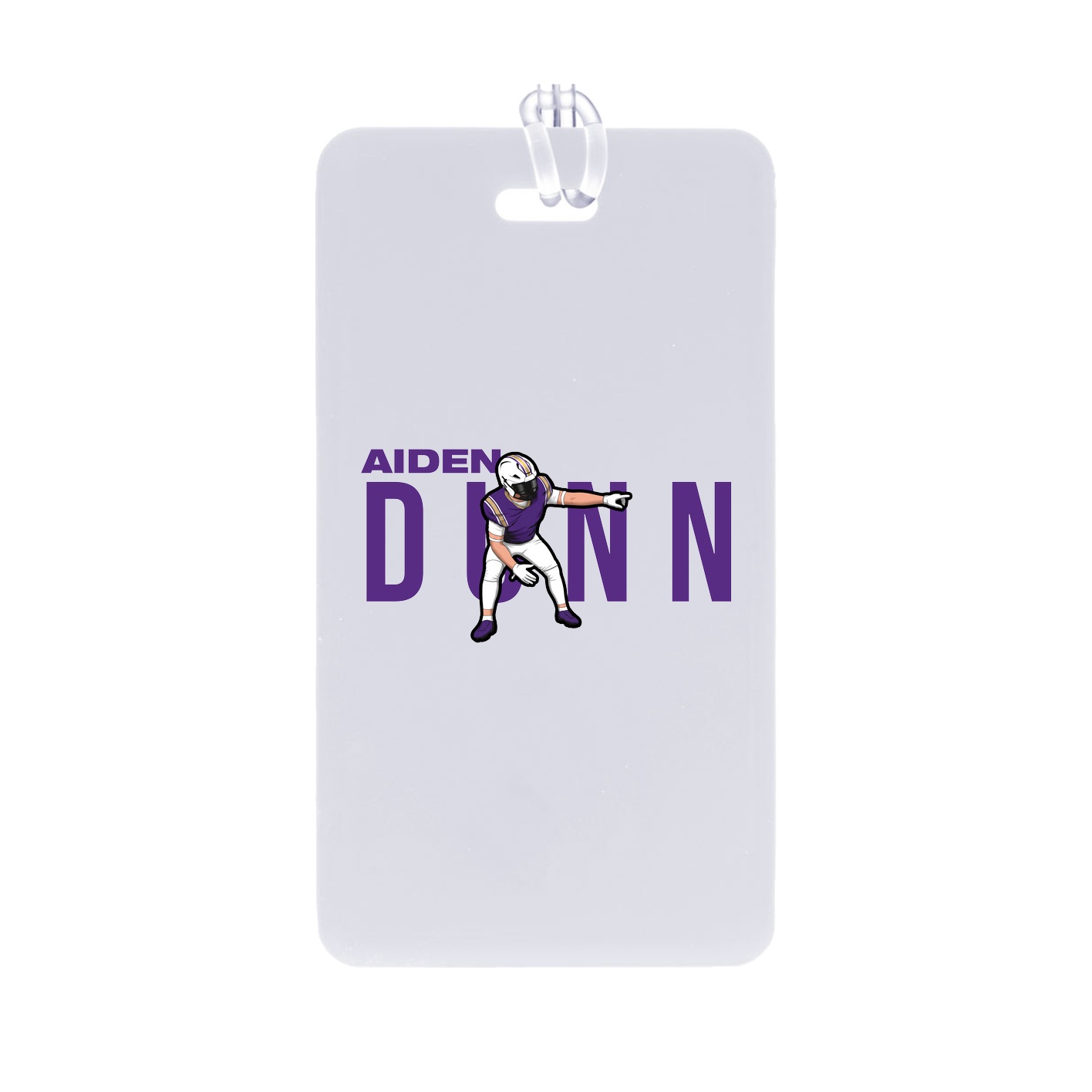 Bag Tag — Player Name in Classic