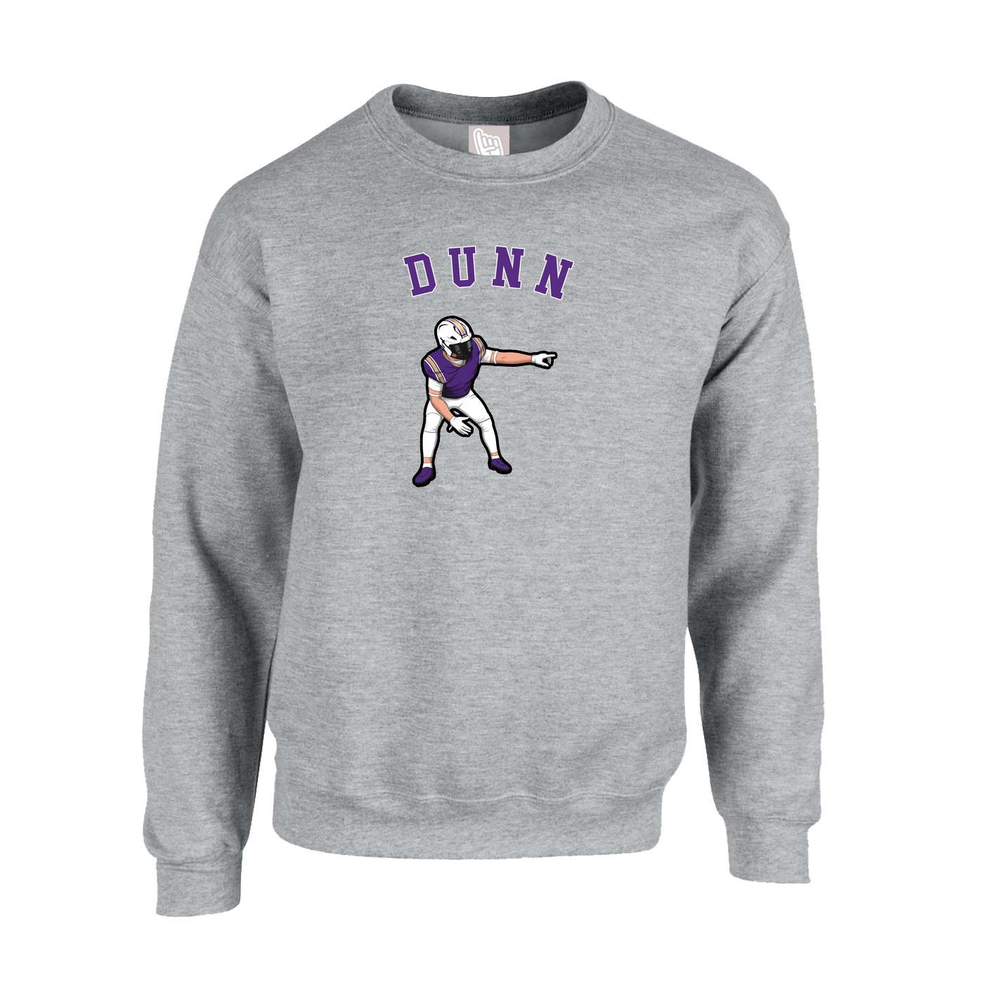 Fleece Crew — Shirsey Arch in Grey