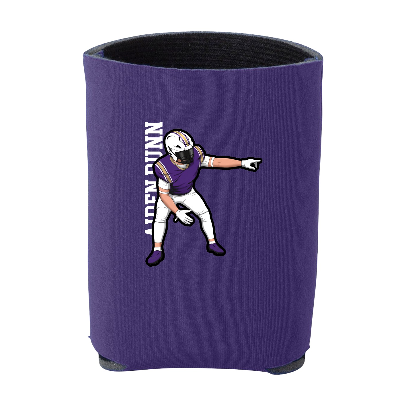 Can Holder — Name Vertical in Purple