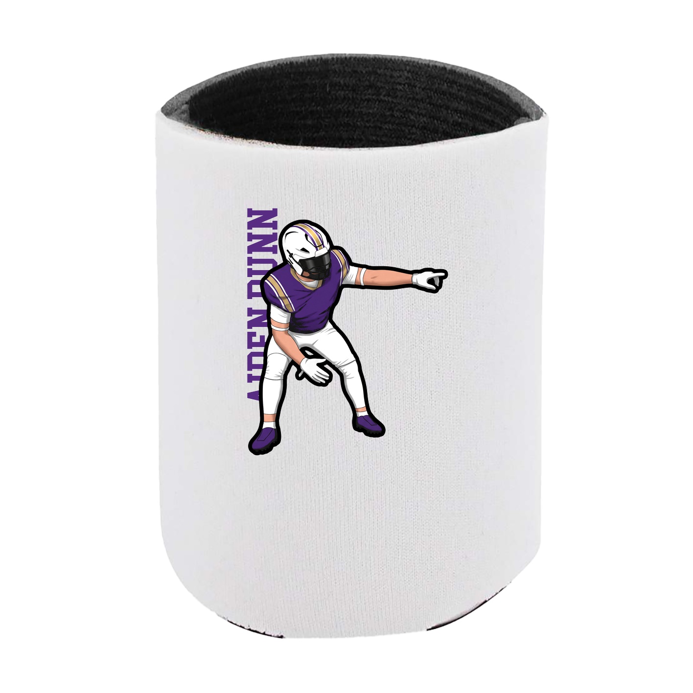 Can Holder — Name Vertical in White